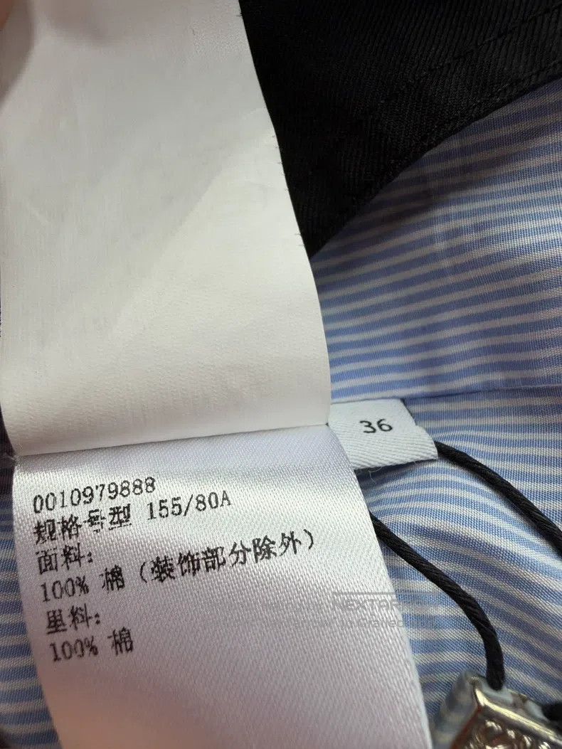 Loewe Loewe FW23 solid color logo patch single-breasted casual p Size XS / US 0-2 / IT 36-38 - 8 Thumbnail