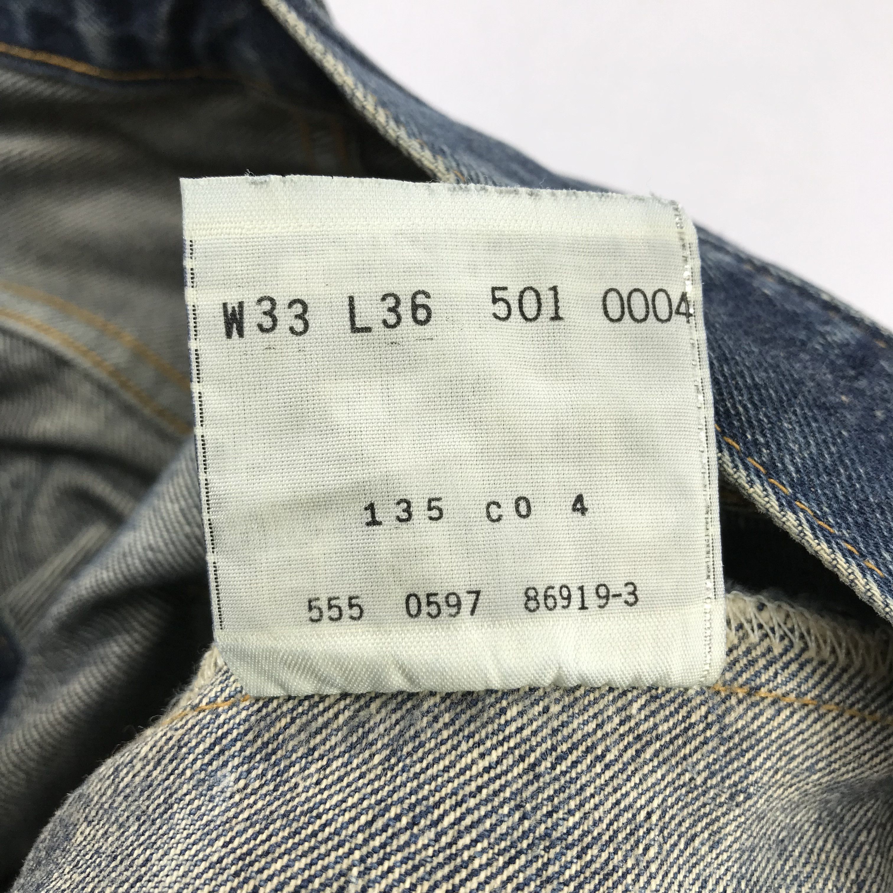 Levi's Vintage Levis 501 Big E Selvedge Denim Jeans Size US 32 / EU 48 - 16 Thumbnail