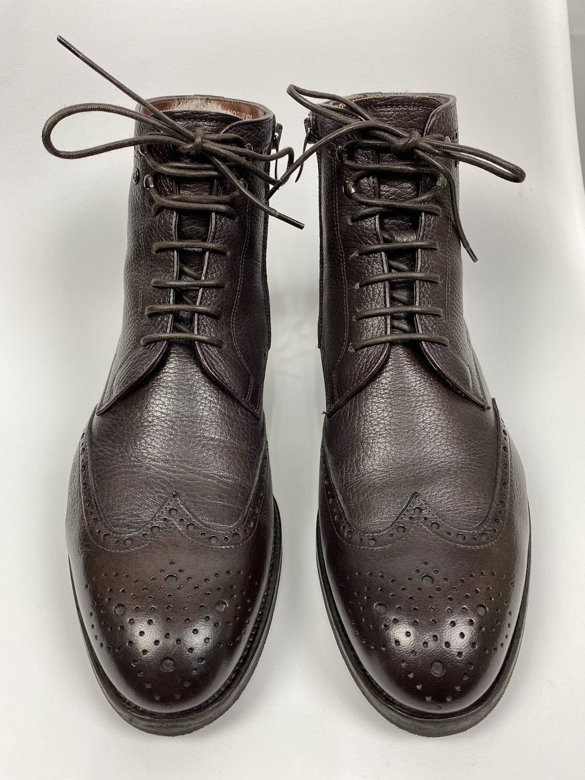 Mario Bruni Mario Bruni Brown Leather Brogues Natural Fur Trim size 41 Size US 8 / EU 41 - 2 Thumbnail