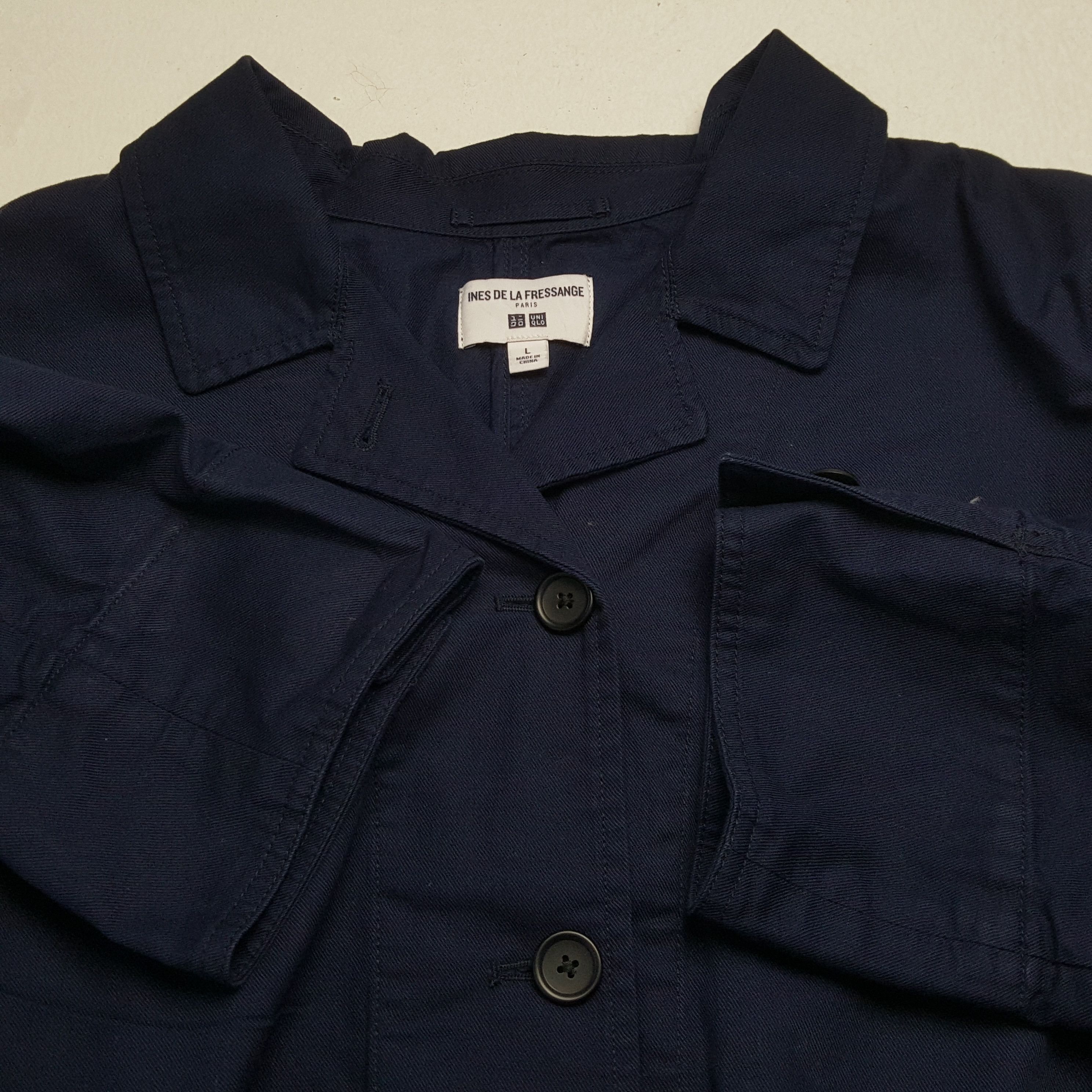 Japanese Brand × Uniqlo × Vintage Vintage INES DE LA FRESSANGE UNIQLO Trench Coat Jacket Size US M / EU 48-50 / 2 - 9 Thumbnail
