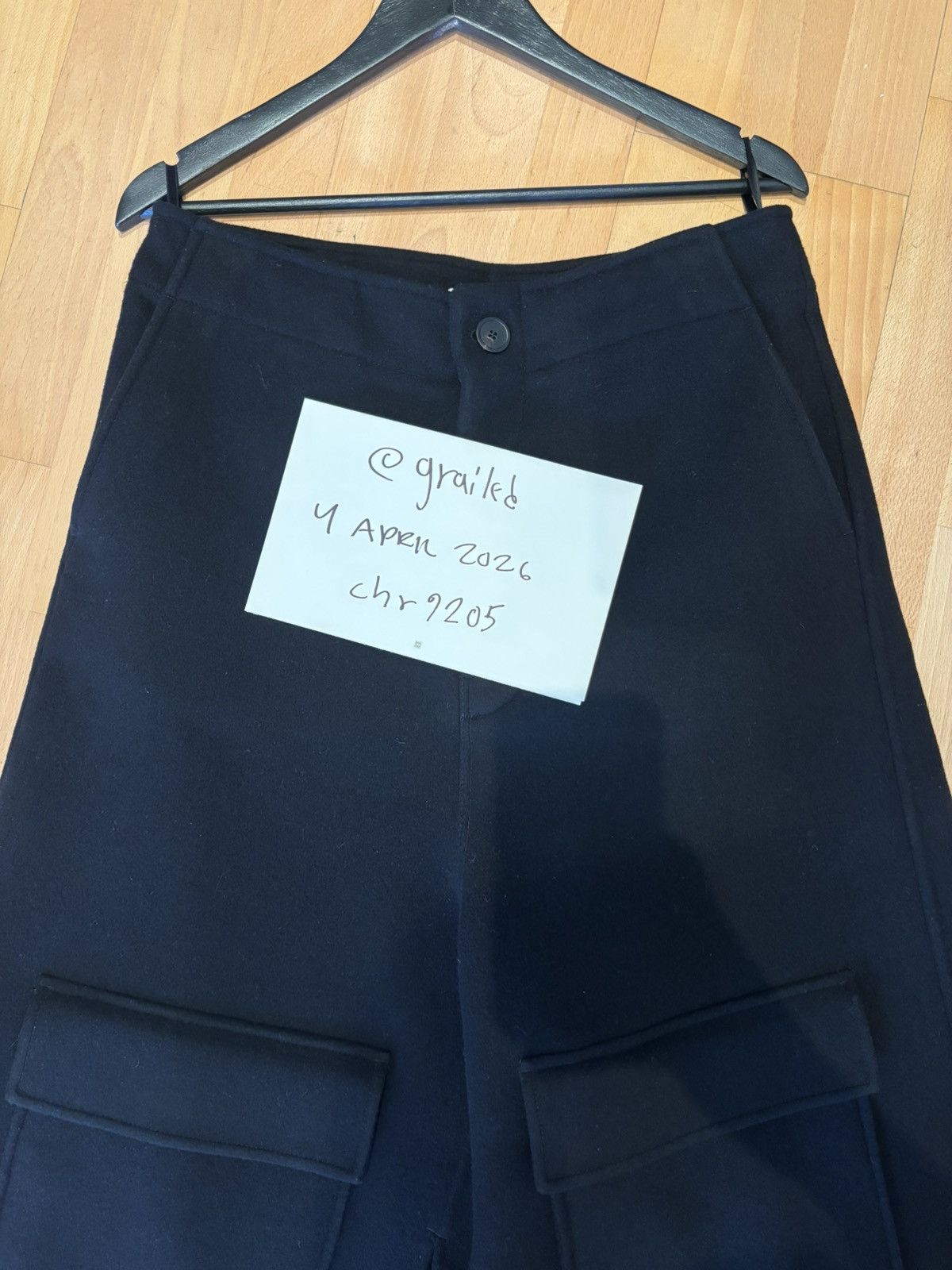 Loewe Loewe AW21 wool/cashmere cargo trousers Size US 30 / EU 46 - 11 Thumbnail