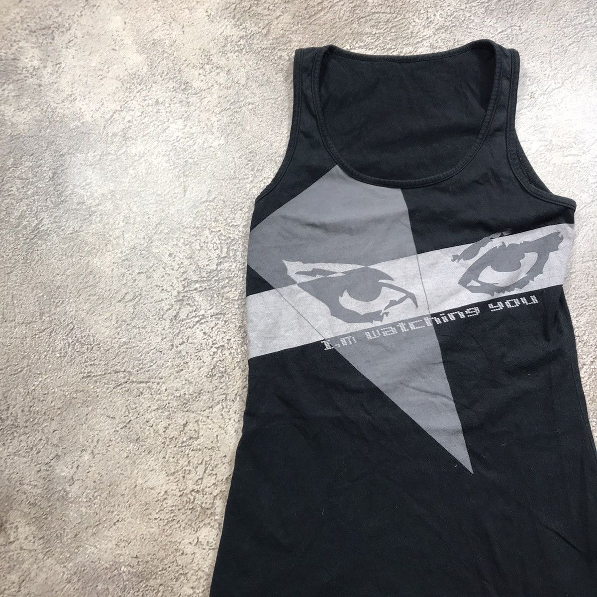Vintage Vintage 90s Graphic Tank Top Y2K Streetwear Skate Small Boxy Size S / US 4 / IT 40 - 2 Thumbnail