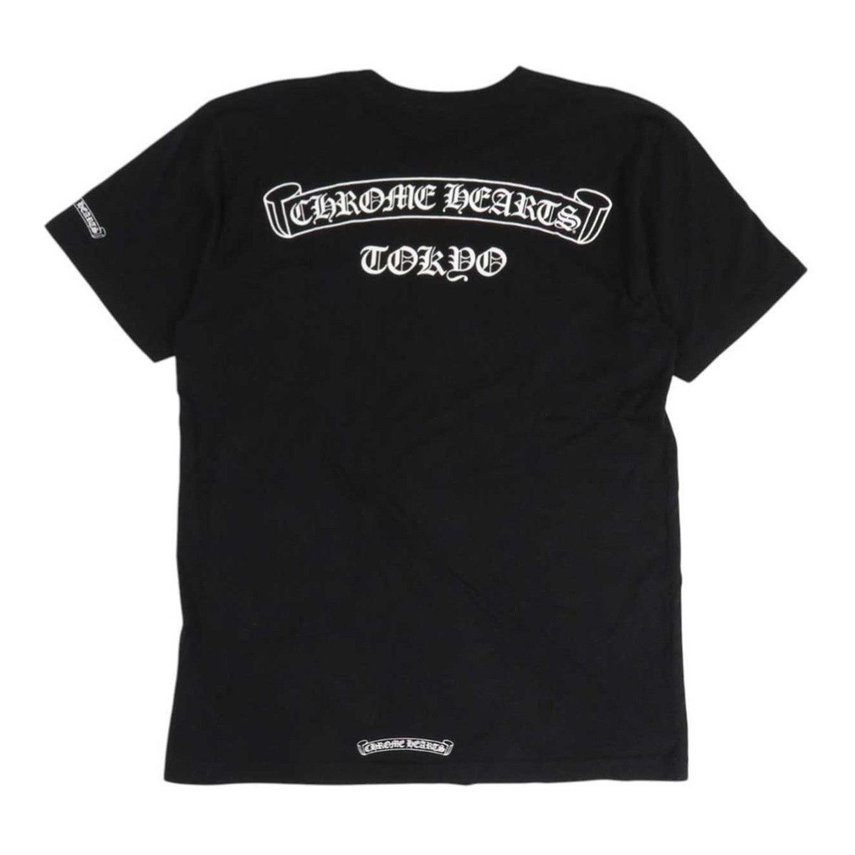 Chrome Hearts Tokyo Scroll Label Print T-Shirt