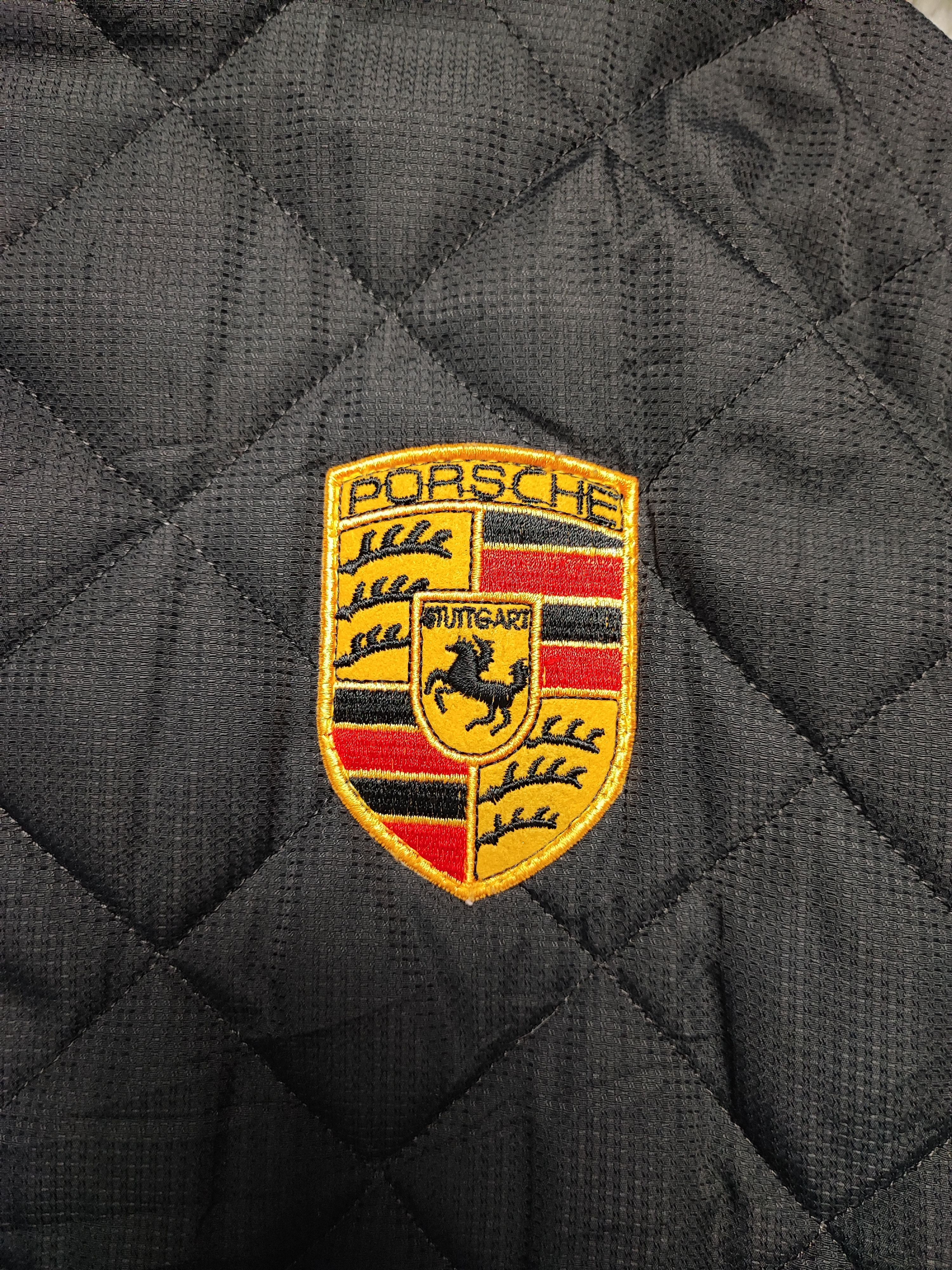 Porsche Design Vintage Porsche Carrera 911 Quilted Racing Jacket Fleece Size US L / EU 52-54 / 3 - 5 Thumbnail