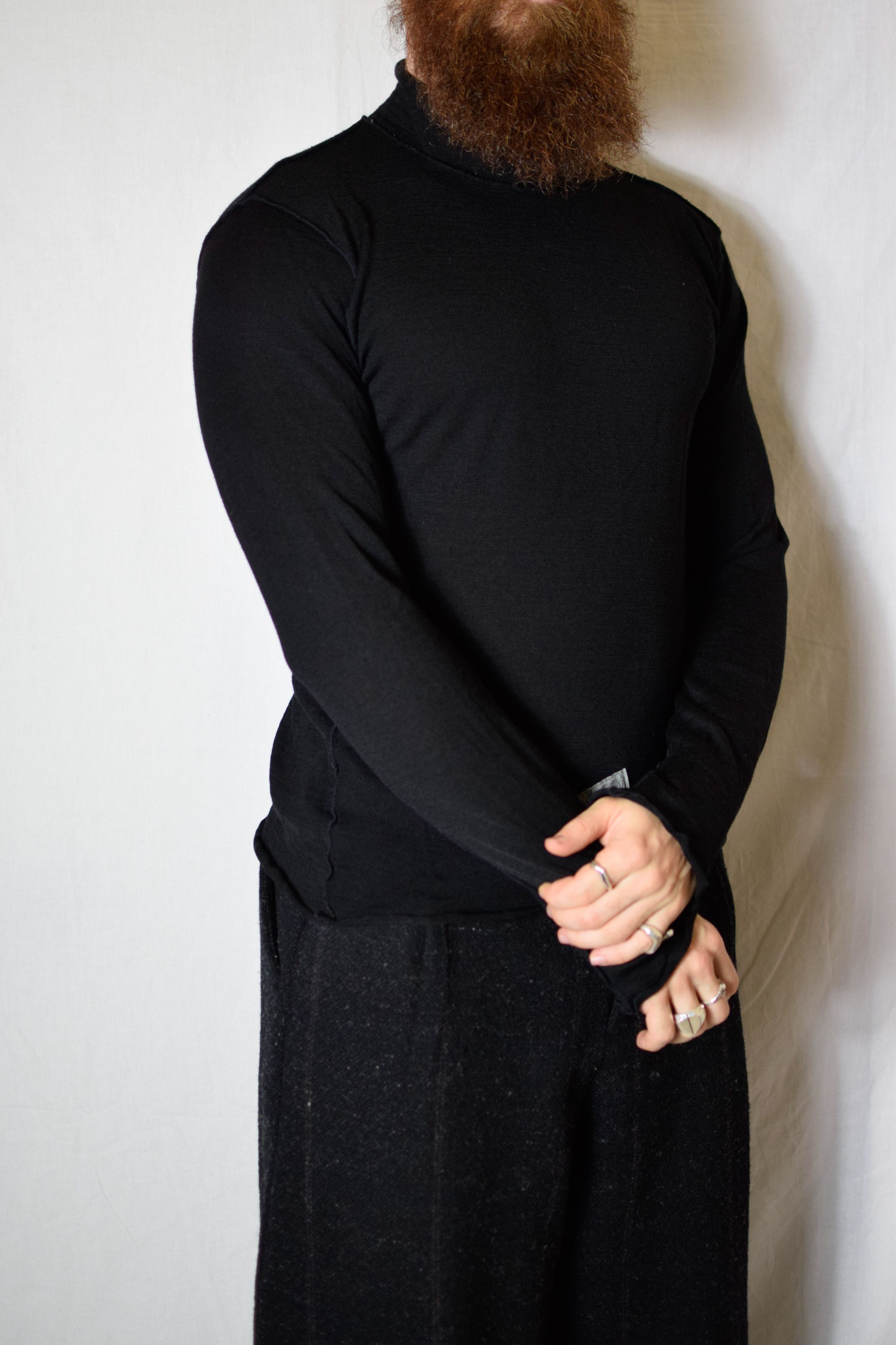 Yohji Yamamoto YYPH Archive Patch Turtleneck Size US L / EU 52-54 / 3 - 1 Thumbnail