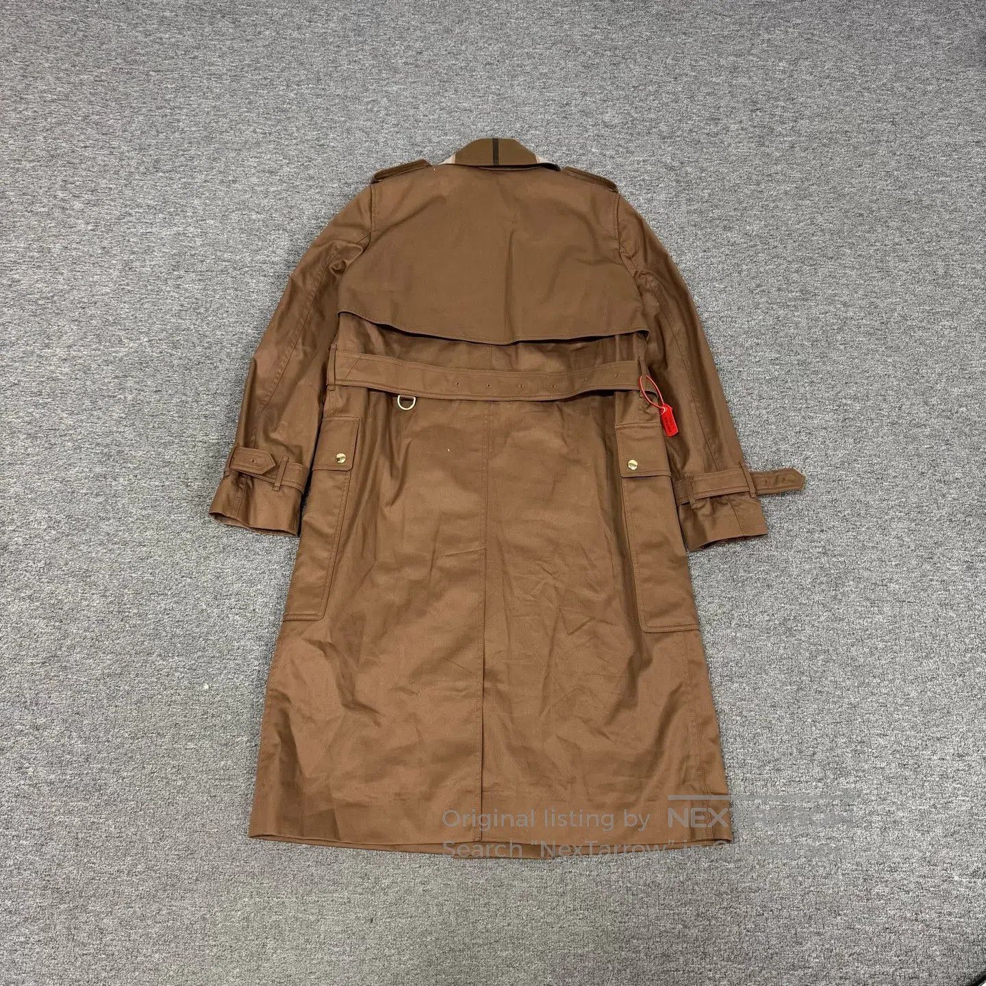 Burberry BURBERRY size UK8 Checkered wool patchwork coat| Size M / US 6-8 / IT 42-44 - 4 Thumbnail
