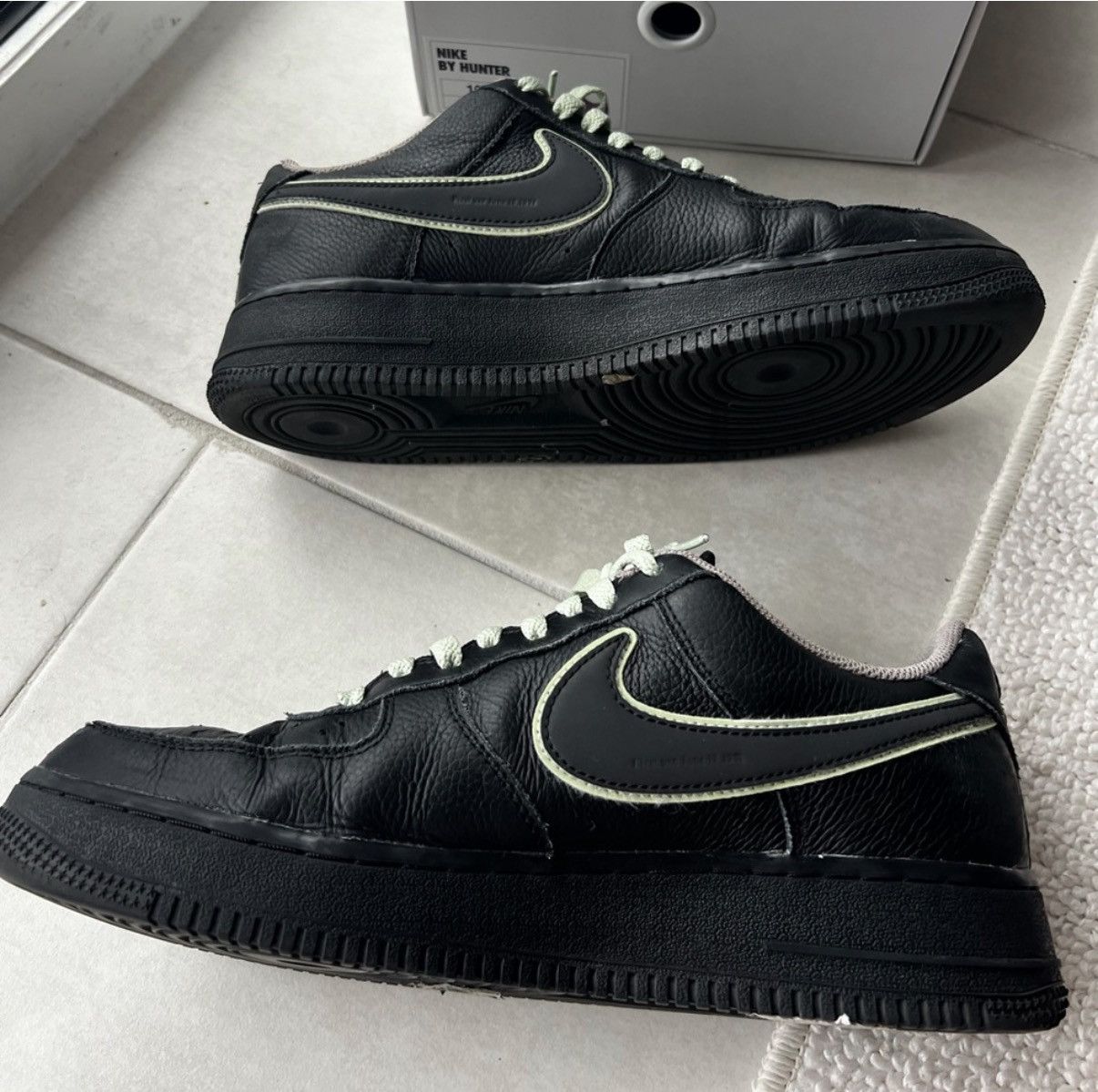 Nike Nike Air Force 1 Black Size US 10 / EU 43 - 5 Thumbnail