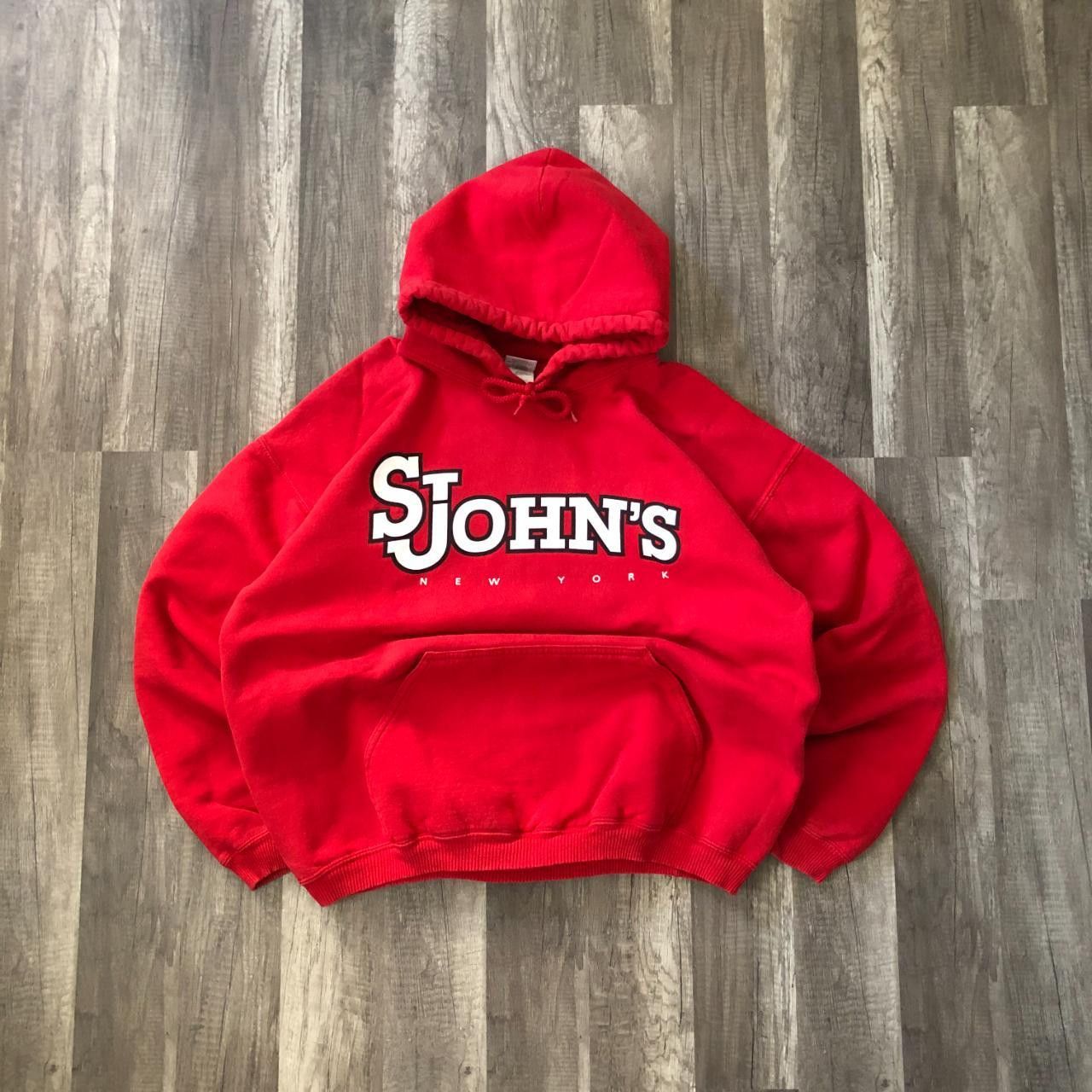 Gildan Red St. John's Hoodie, L Size US L / EU 52-54 / 3 - 2 Thumbnail