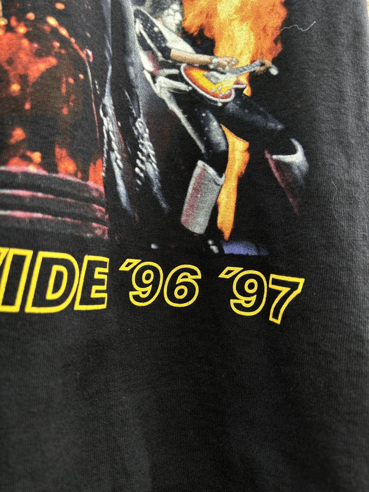 Band Tees 90s Vintage Kiss Alive Worldwide 1996 97 Rare Stockholm Tee Size US L / EU 52-54 / 3 - 4 Thumbnail
