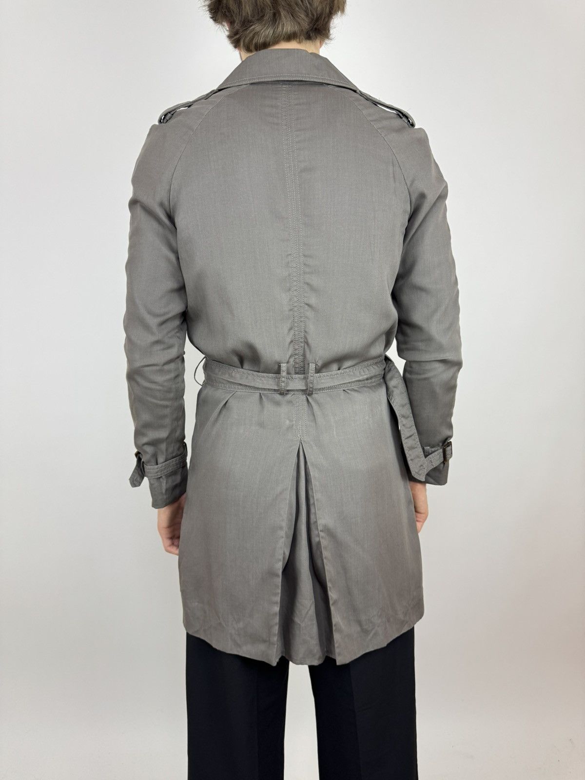 Zara ZARA LYOCELL Trench Unlined Belted Coat Mens Preppy Style Size US M / EU 48-50 / 2 - 5 Thumbnail