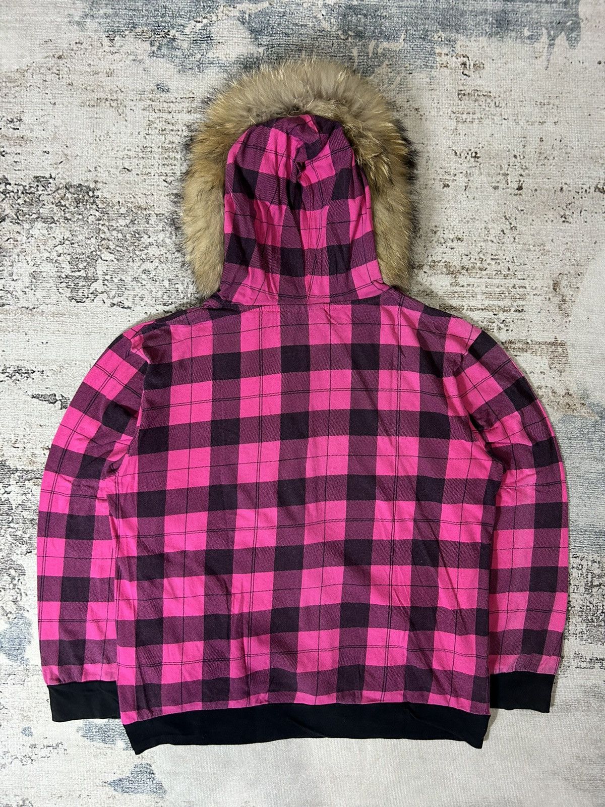 Beauty Beast Fur Hoodie Zip Tartan Poem Lgb ifsixwasnine Style Size US L / EU 52-54 / 3 - 2 Thumbnail