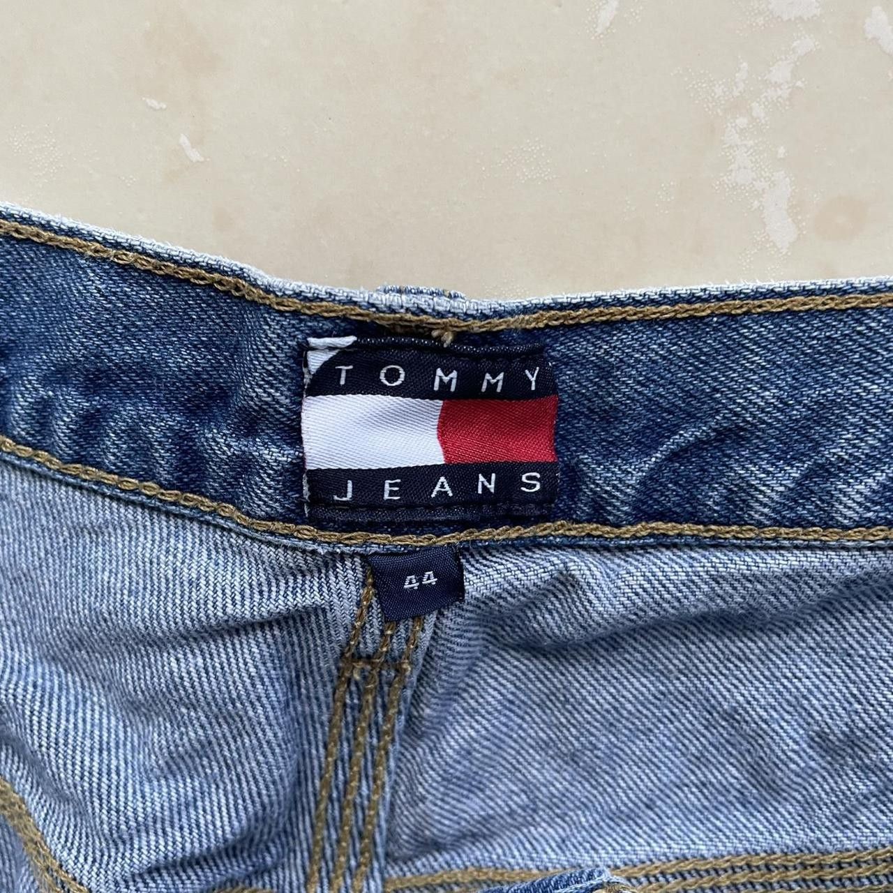 Tommy Hilfiger Vintage Y2K 90's Tommy Baggy Wide Carpenter Jean Shorts Size US 44 / EU 60 - 5 Thumbnail