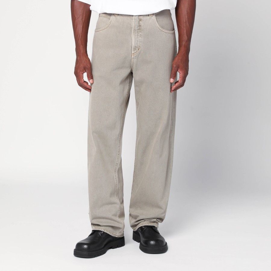 Agolde o1d2blof1025 Denim Jeans in Beige Size US 34 / EU 50 - 1 Thumbnail