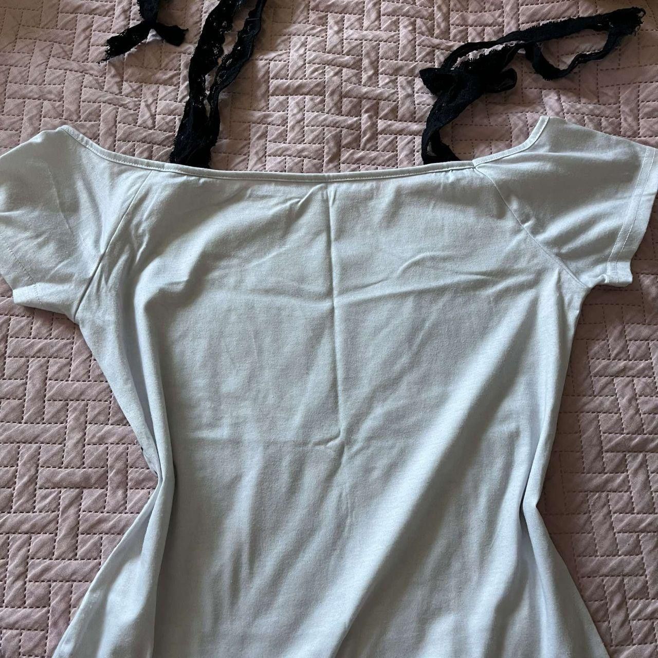 Other Y2K White Skull Shirt Size M / US 6-8 / IT 42-44 - 2 Thumbnail