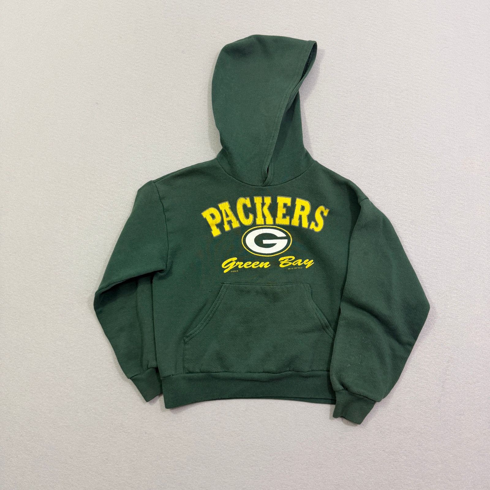 Vintage Vintage Green Bay Packers Hoodie Kids Size 8 Green Yellow Size US XXS / EU 40 - 1 Thumbnail