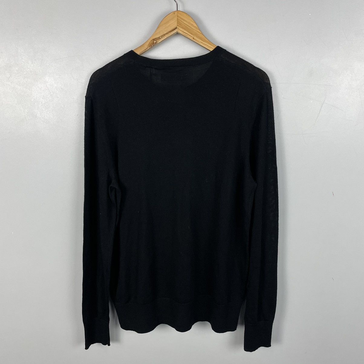 Allsaints × Designer × Japanese Brand Allsaint distressed sweatshirt 100% merino wool y2k sz L Size US L / EU 52-54 / 3 - 5 Thumbnail
