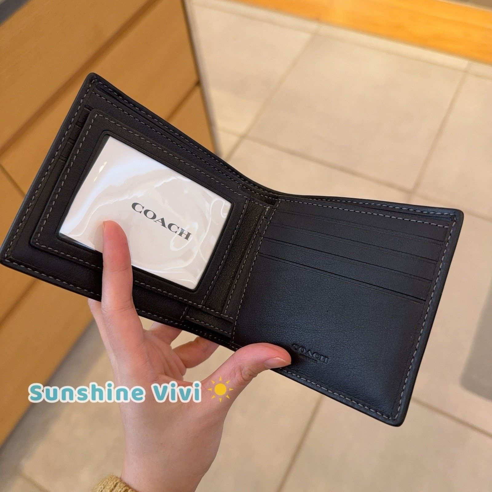 Coach NWT Coach 3-In-1 Wallet Loved Denim Light Indigo CEC02 Size ONE SIZE - 3 Thumbnail
