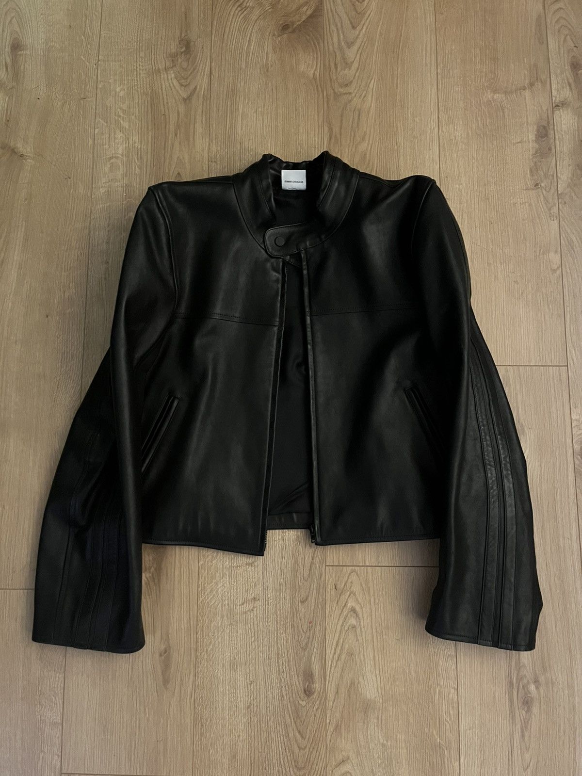 Vetements Vetments Polizei Leather Racing Jacket | Grailed