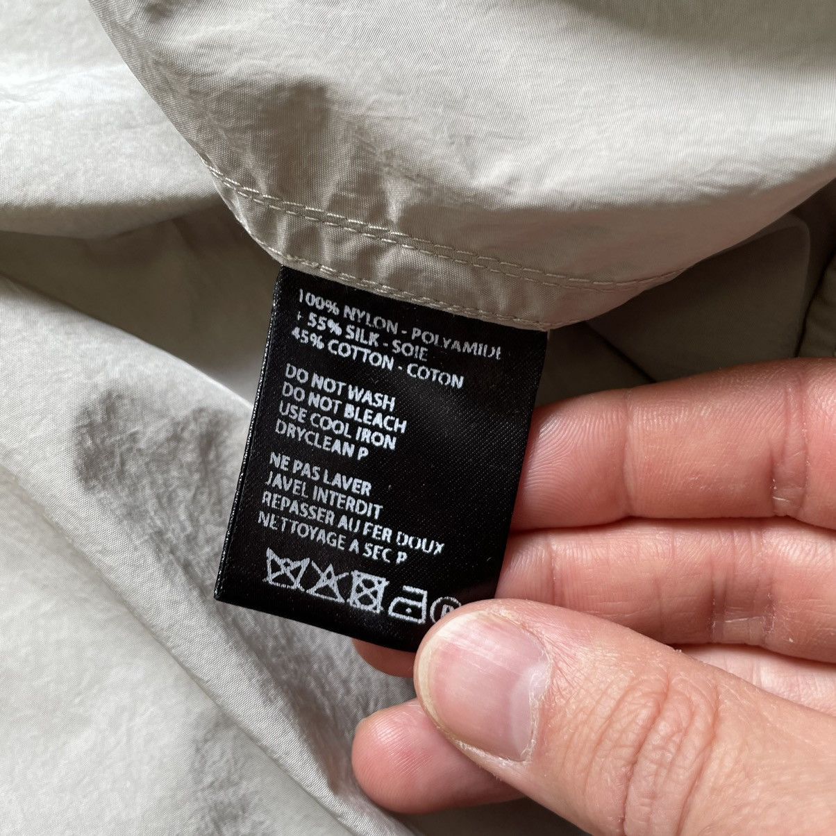 Haider Ackermann Grey Nylon Cropped Bomber Jacket Size US S / EU 44-46 / 1 - 14 Thumbnail