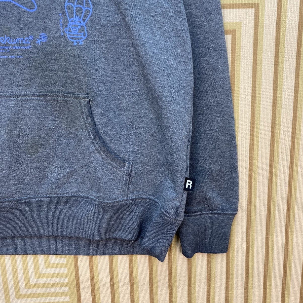 Japanese Brand 🫶Vintage Rilakkuma Hoodie air line graphic Sweatshirt Size US M / EU 48-50 / 2 - 5 Thumbnail