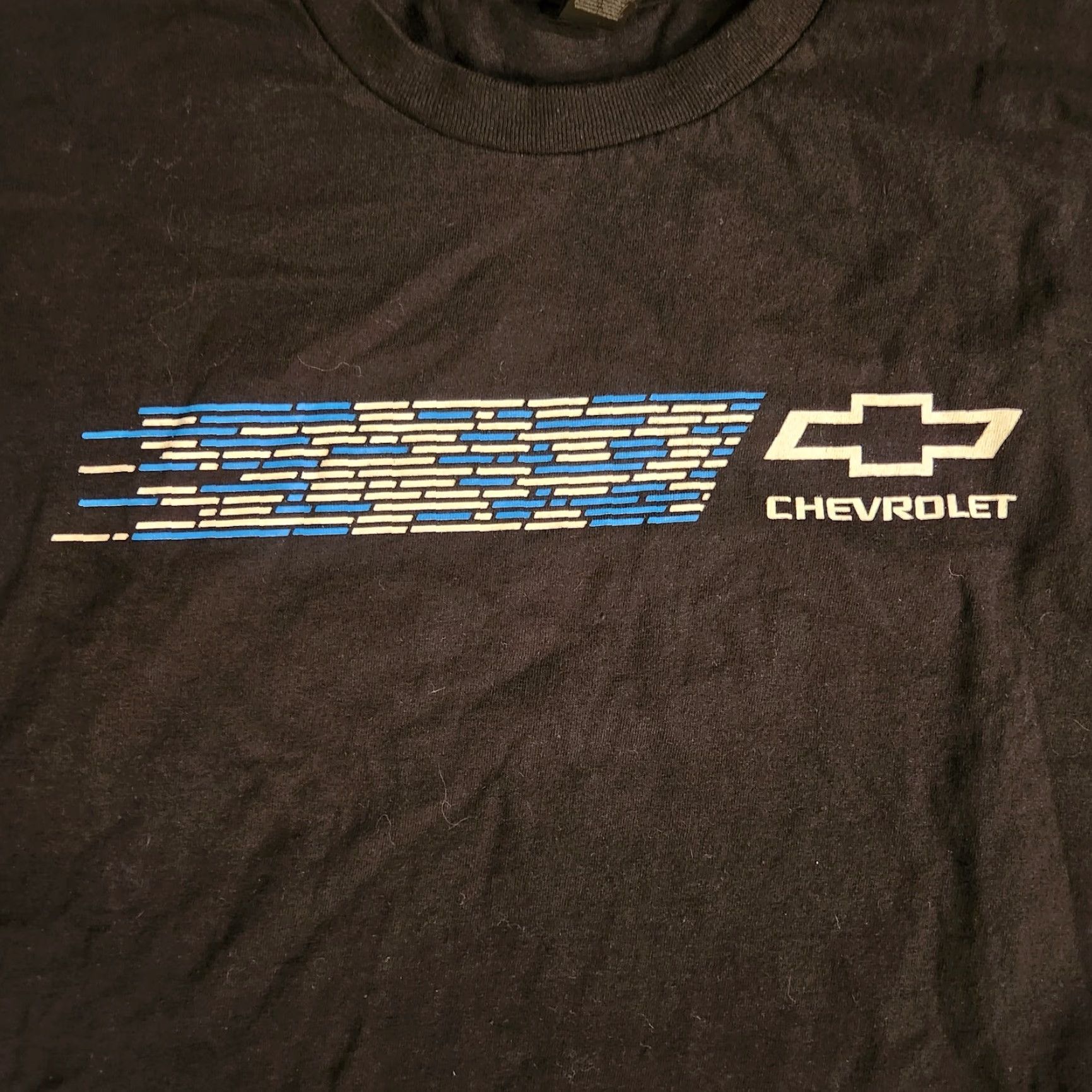 Gildan Chevrolet Chevy Racing T Shirt Mens XL Black Bow Tie Graphic Cotton Gildan Regular XL Mens Black Bow Tie Size US XL / EU 56 / 4 - 2 Thumbnail