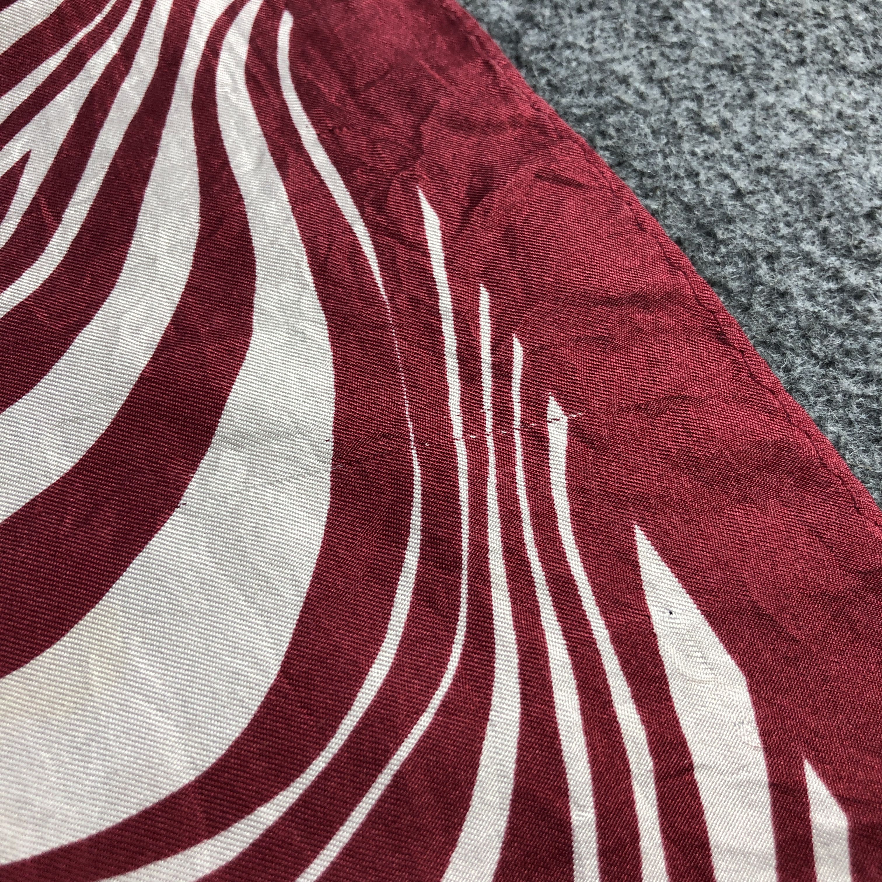 Vintage Vintage Luxury Abstract Silk Scarf M1365 Size ONE SIZE - 6 Thumbnail
