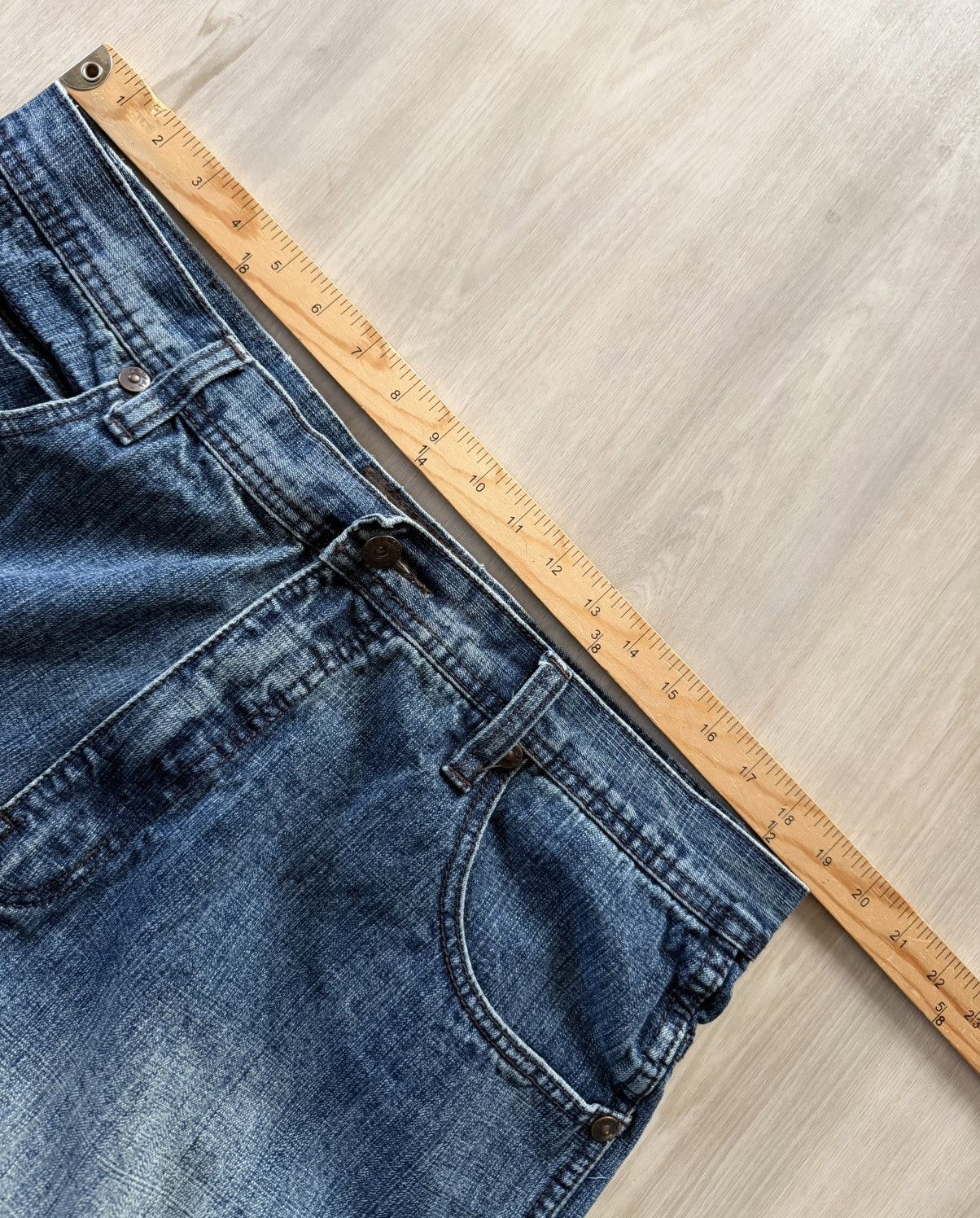 Vintage Vtg Y2K PJ Mark Jeans Sz 38x31 Wide Leg Skater Hip Hop JNCO Size US 38 / EU 54 - 5 Thumbnail
