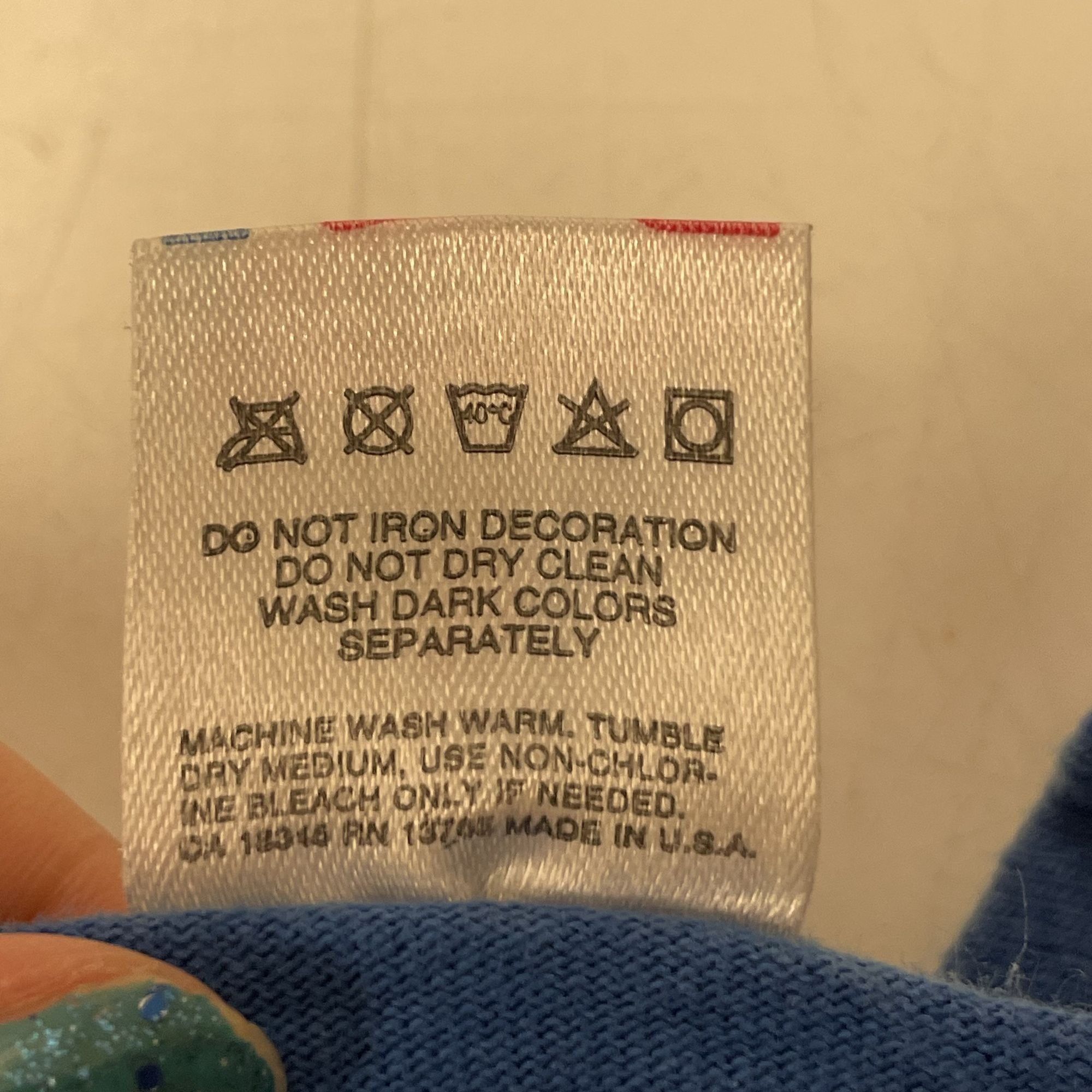 Fruit Of The Loom Vtg BFI Waste Management TRUE BLUE PROMO Advert Shirt Size US L / EU 52-54 / 3 - 6 Thumbnail