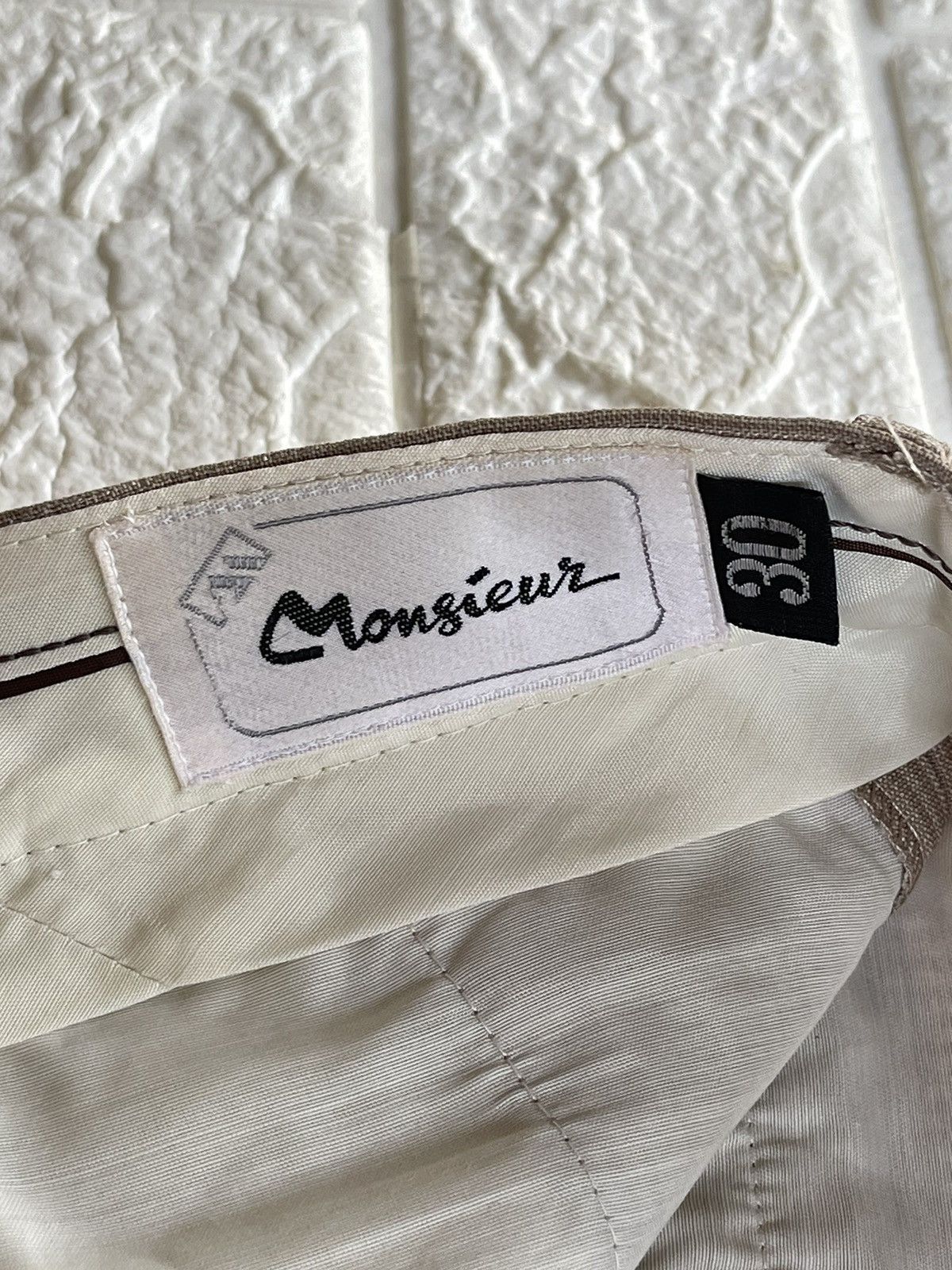 Christian Dior Monsieur Slack Vintage Monsieur Casual Wide Leg Pants Size 30" / US 8 / IT 44 - 3 Thumbnail