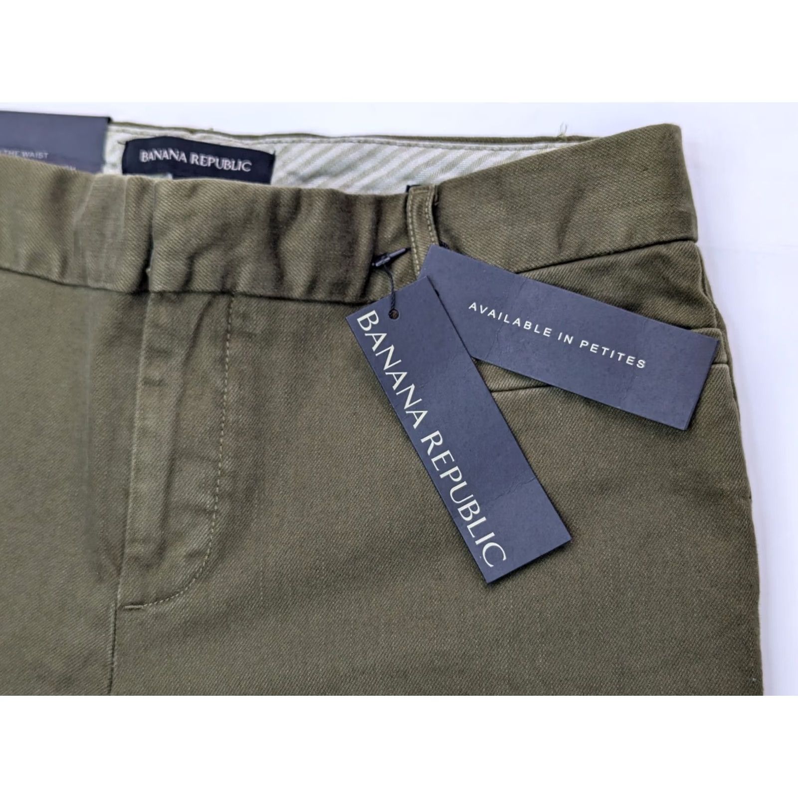 Banana Republic Banana Republic Sloan Skinny Chino Pant Olive Green Women 0 (28x28) New w Defect Size 25" / US 0 / IT 36 - 6 Thumbnail