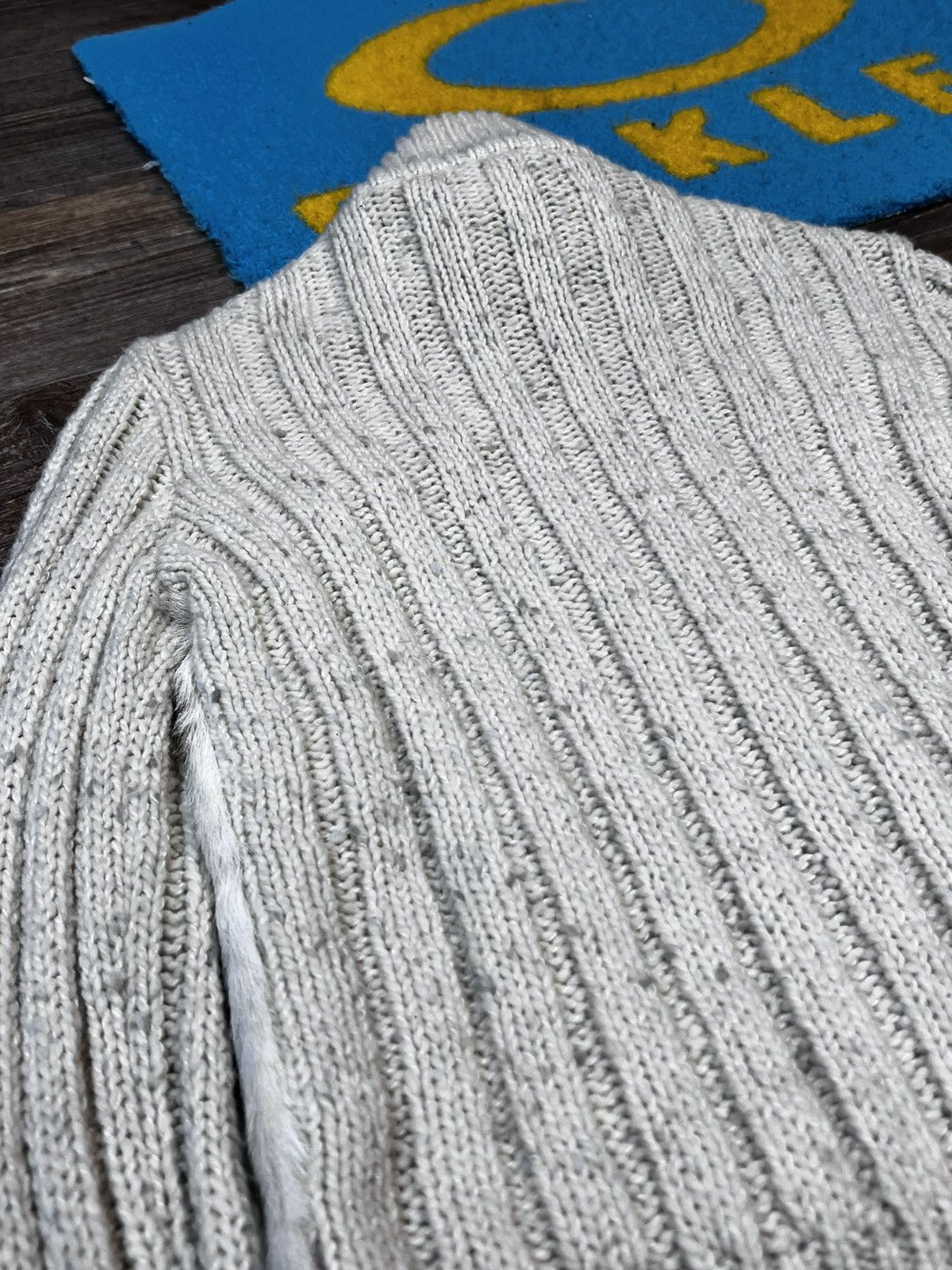 Prada Vintage 2006 Prada Full Zip Knit Goat Fur Sweater Jakcet Size S / US 4 / IT 40 - 10 Thumbnail