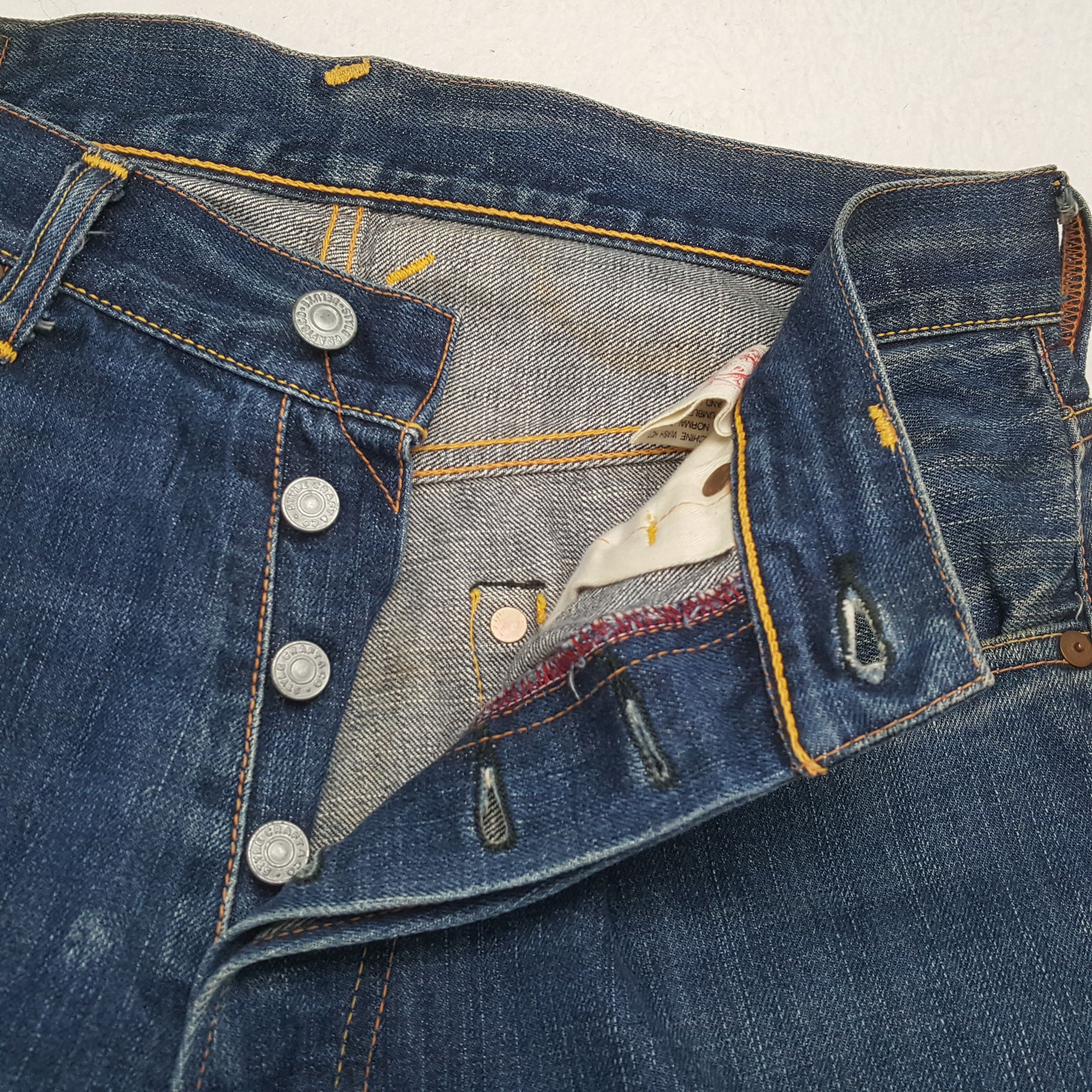 Evisu EVISU Japanese Brand Streetwear Custom Daicock Jeans Size US 30 / EU 46 - 12 Thumbnail