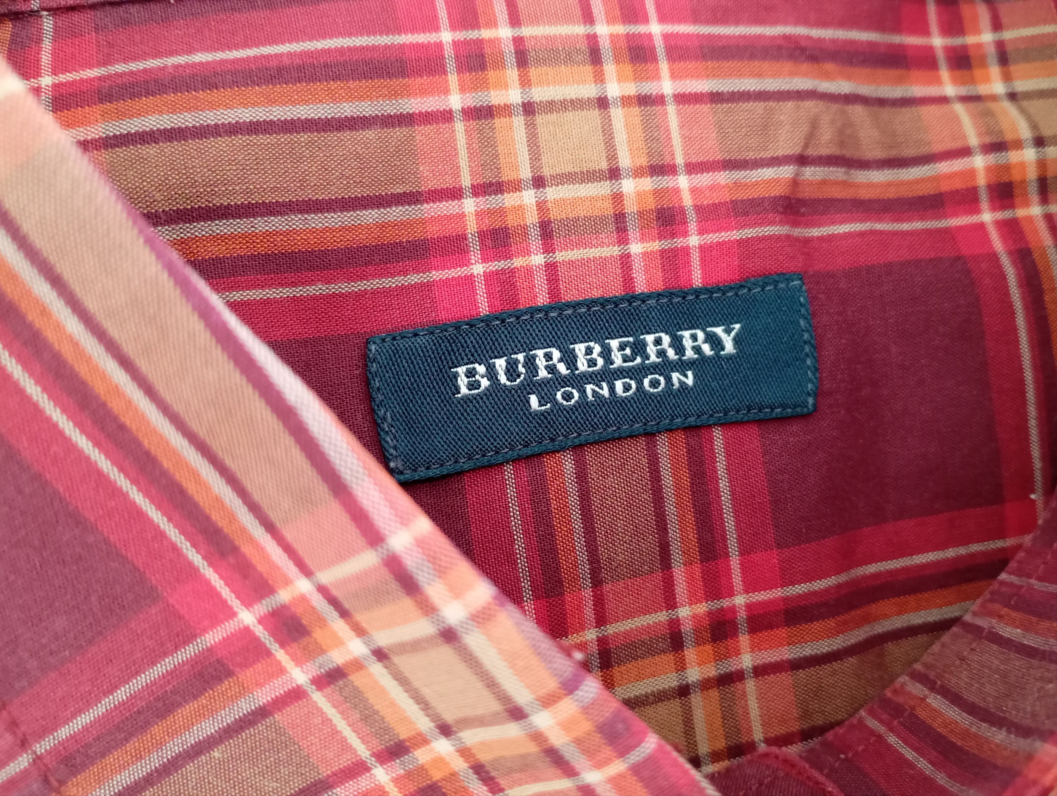 Burberry Vintage Burberry London Shirt Long Sleeve Size L Size US L / EU 52-54 / 3 - 6 Thumbnail