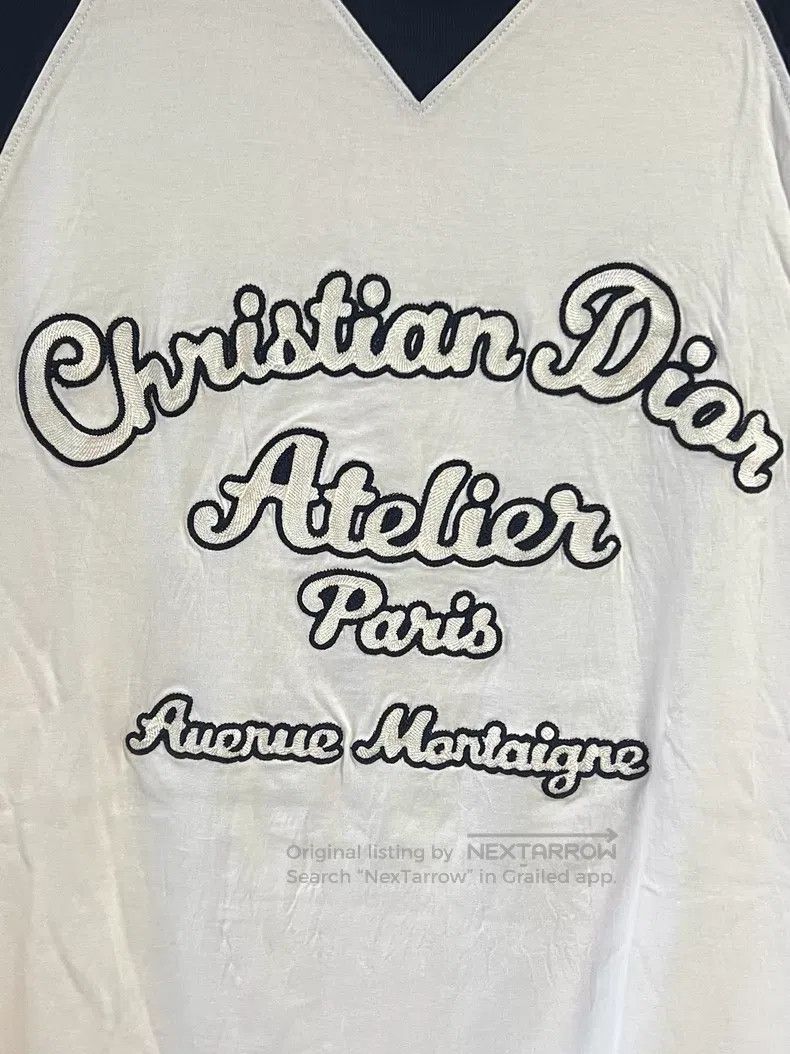 Dior Dior Atelier Paris black and white color block slogan shor Size US XS / EU 42 / 0 - 5 Thumbnail