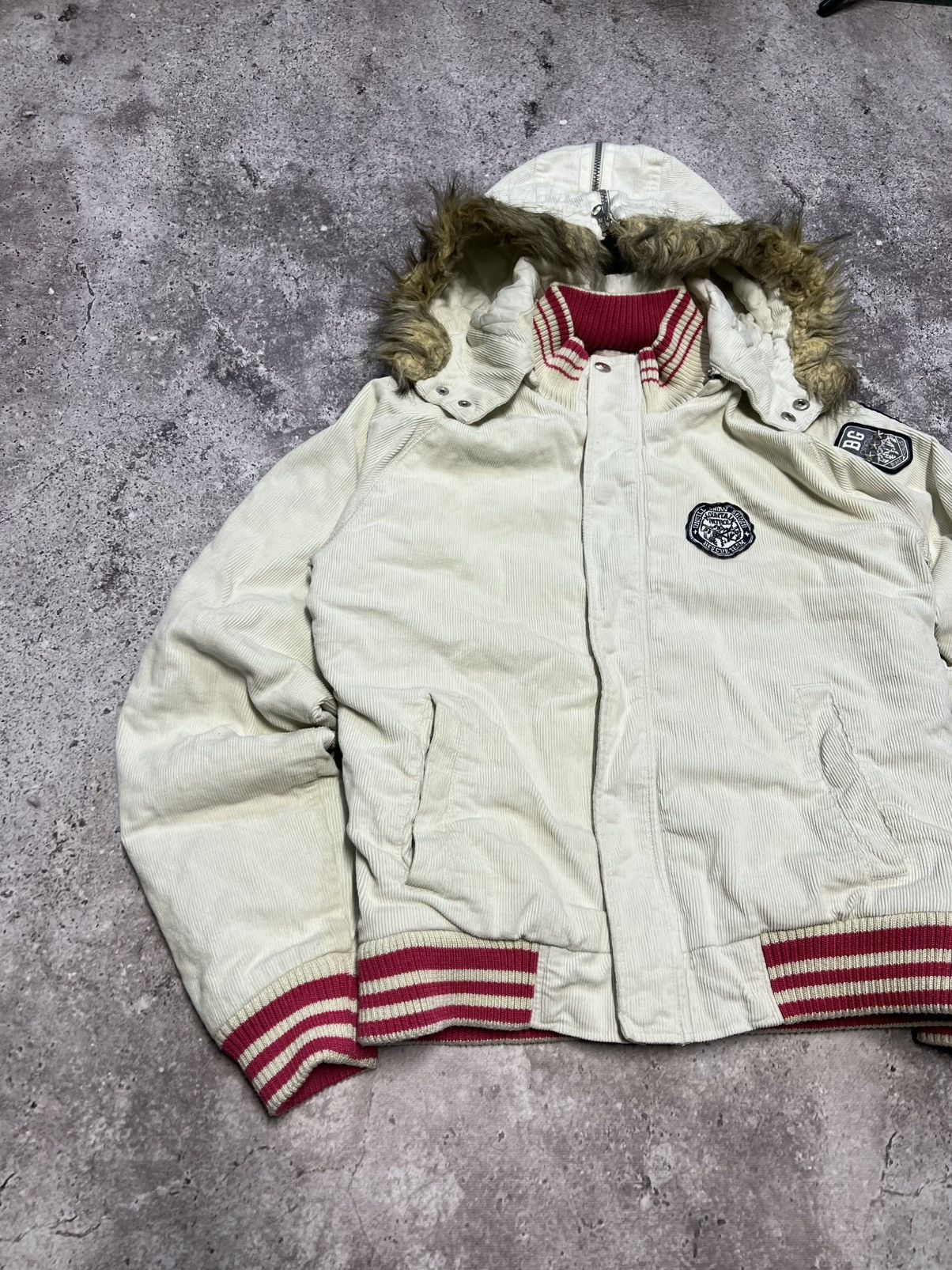 O'Neill Y2K Vintage Oneill Faux Fur Hoodie Jacket lgb if6was9 style Size M / US 6-8 / IT 42-44 - 2 Thumbnail