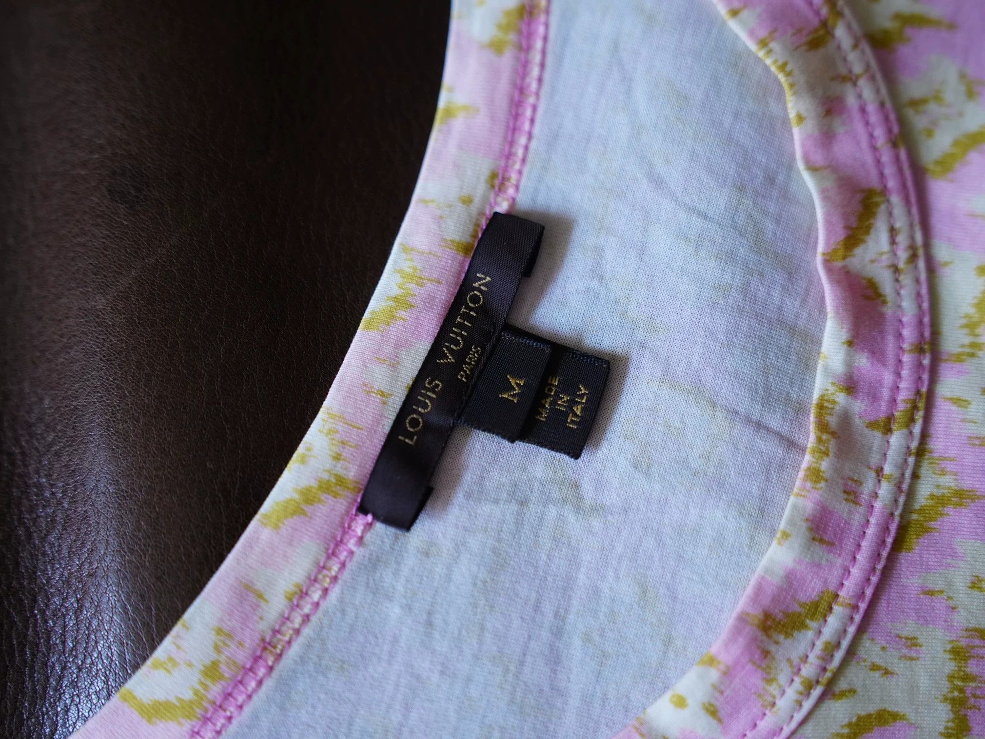 Louis Vuitton Women's LV pink monogram fitted asymmetric Tee dress M (S/XS) Size M / US 6-8 / IT 42-44 - 5 Thumbnail