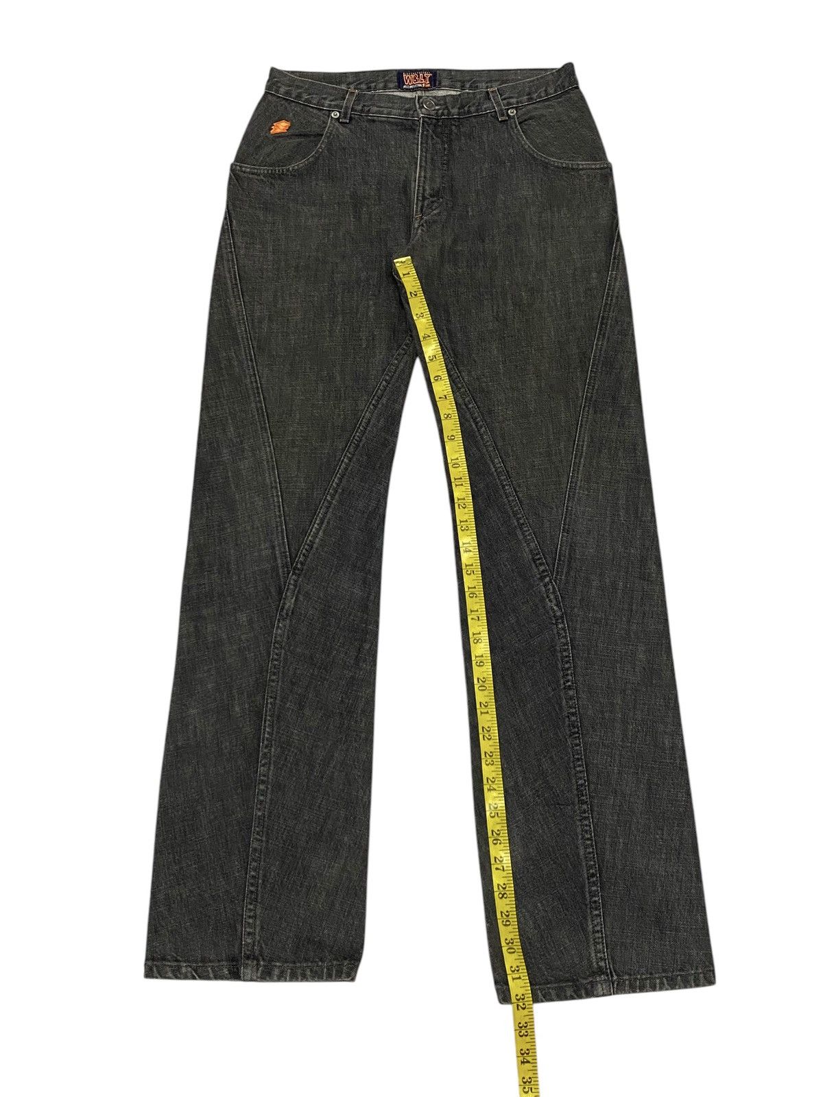 W&LT W&LT Walter Van Beirendonck Spiral Cut Denim Pants Size US 30 / EU 46 - 18 Thumbnail
