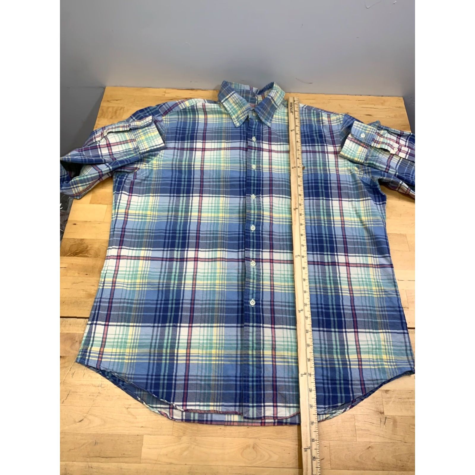 Polo Ralph Lauren Polo Ralph Lauren Button-Up Shirt Men L Long Sleeve Plaid Multicolor Cotton Classic Size US L / EU 52-54 / 3 - 4 Thumbnail