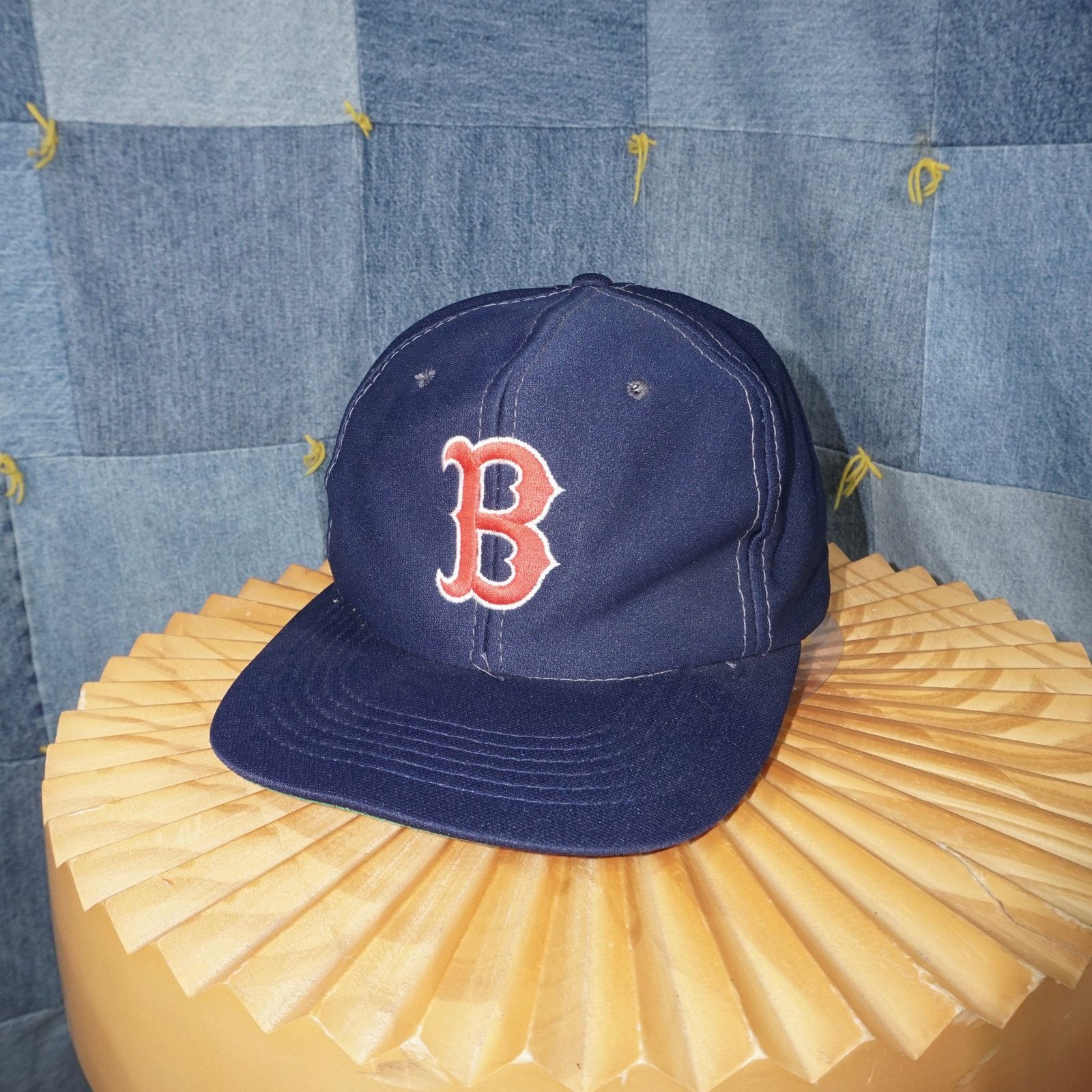 MLB OSFA - Vintage MLB Boston Red Sox B logo embroider 1990s hat Size ONE SIZE - 2 Thumbnail