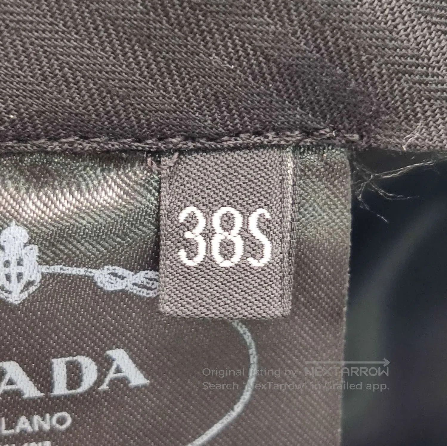 Prada Prada Black Wool Knee. Size 37" - 4 Thumbnail