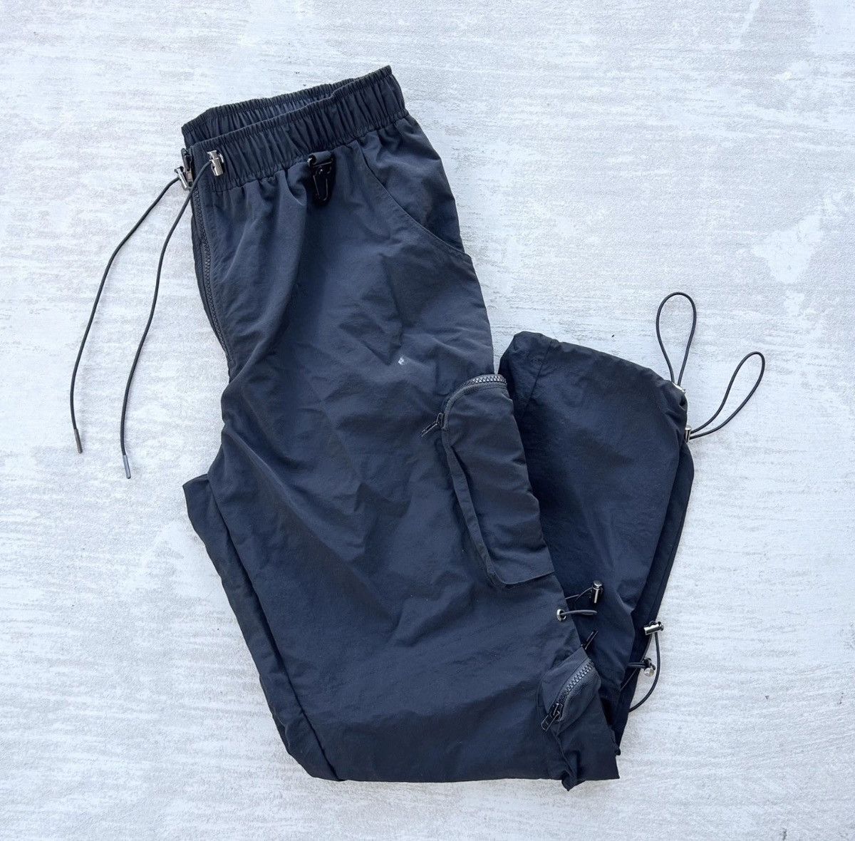 Kody Phillips Kody Phillips Nylon Fckin Pants 2.0 Drawstring Black Size US 32 / EU 48 - 1 Thumbnail