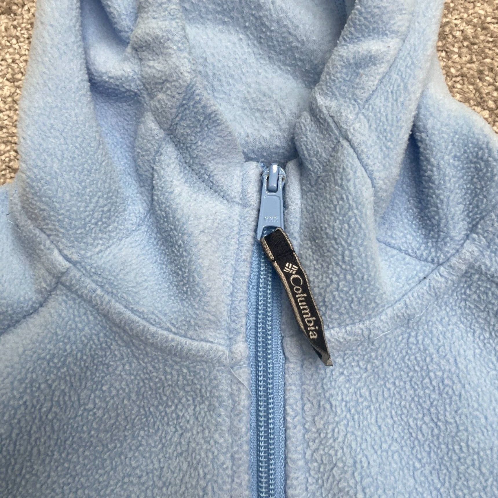 Vintage Columbia Jacket Womens Small Blue Benton Springs Fleece Full Zip Pockets Regular Outdoor Shirt/Coat Size S / US 4 / IT 40 - 4 Thumbnail