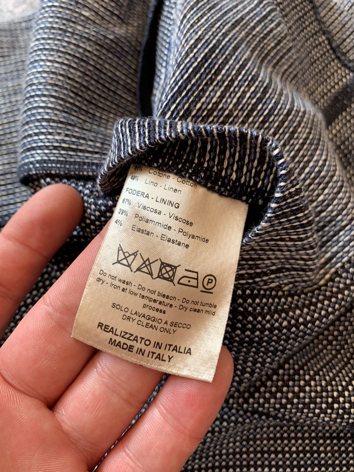 Altea Altea Linen/Cotton Blazer Men’s L size Size 44S - 7 Thumbnail
