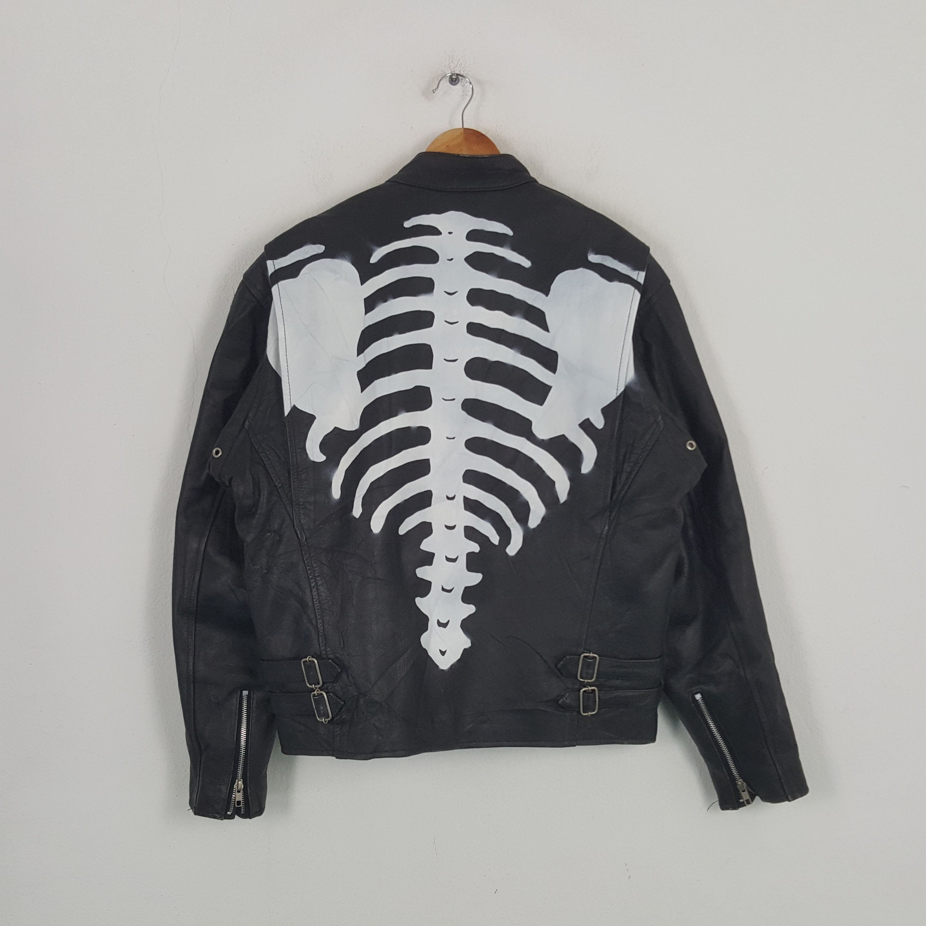 Vintage Vintage American Hostagia American Skull Art Jacket Size US L / EU 52-54 / 3 - 1 Thumbnail