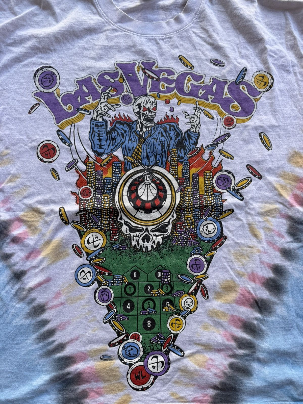 Warren Lotas Warren Lotas Reaper Tie-Dye Las Vegas Tee – Size XL Size US XL / EU 56 / 4 - 3 Thumbnail