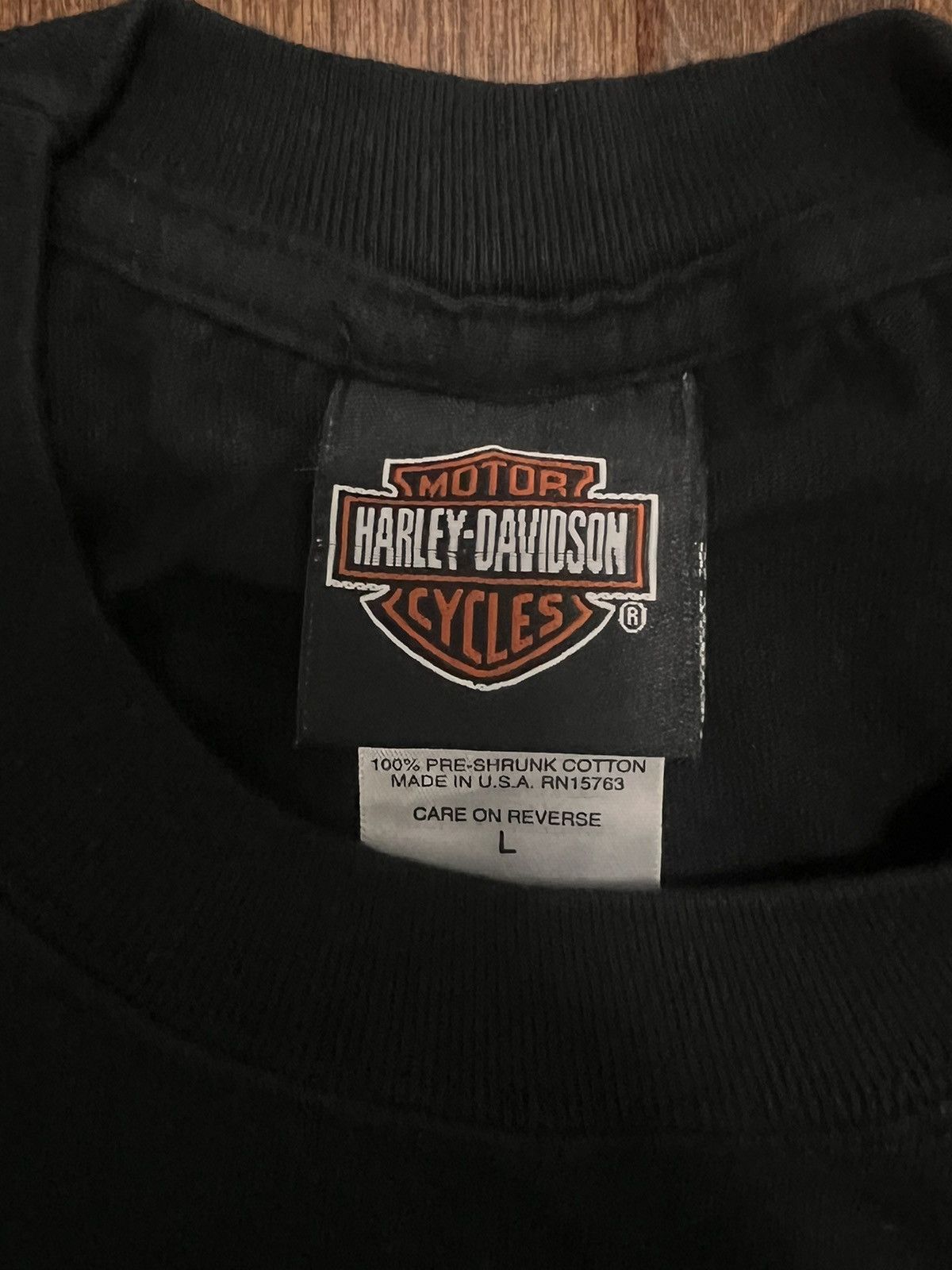 Harley Davidson × Vintage 00s Harley-Davidson T-Shirt Size US L / EU 52-54 / 3 - 3 Thumbnail