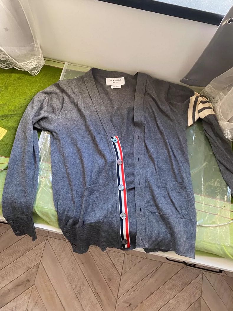 Thom Browne Thom Browne Cashmere cardigan Size US XS / EU 42 / 0 - 2 Thumbnail