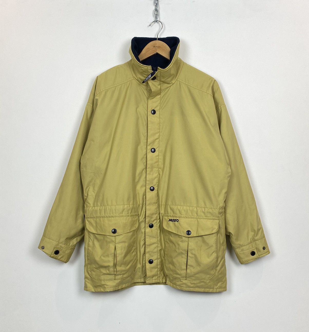 Musto Musto Snugs Full Zip Long Sleeve Jacket Yellow Men's Size M Size US M / EU 48-50 / 2 - 1 Thumbnail