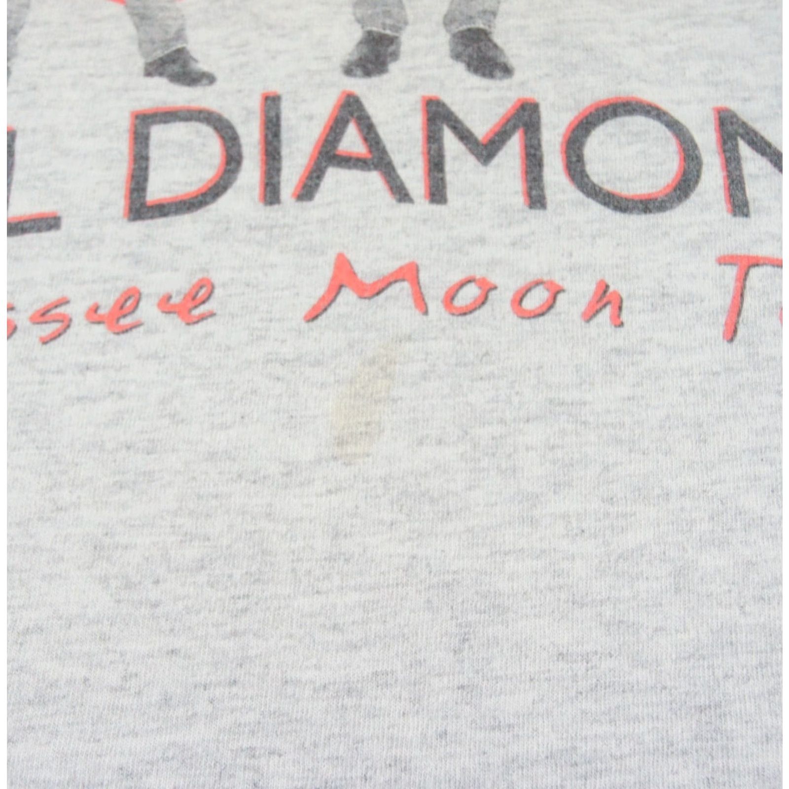 Vintage VINTAGE Neil Diamond T-Shirt Men XL Gray 90s Music Band Concert Cotton Logo Size US XL / EU 56 / 4 - 4 Thumbnail