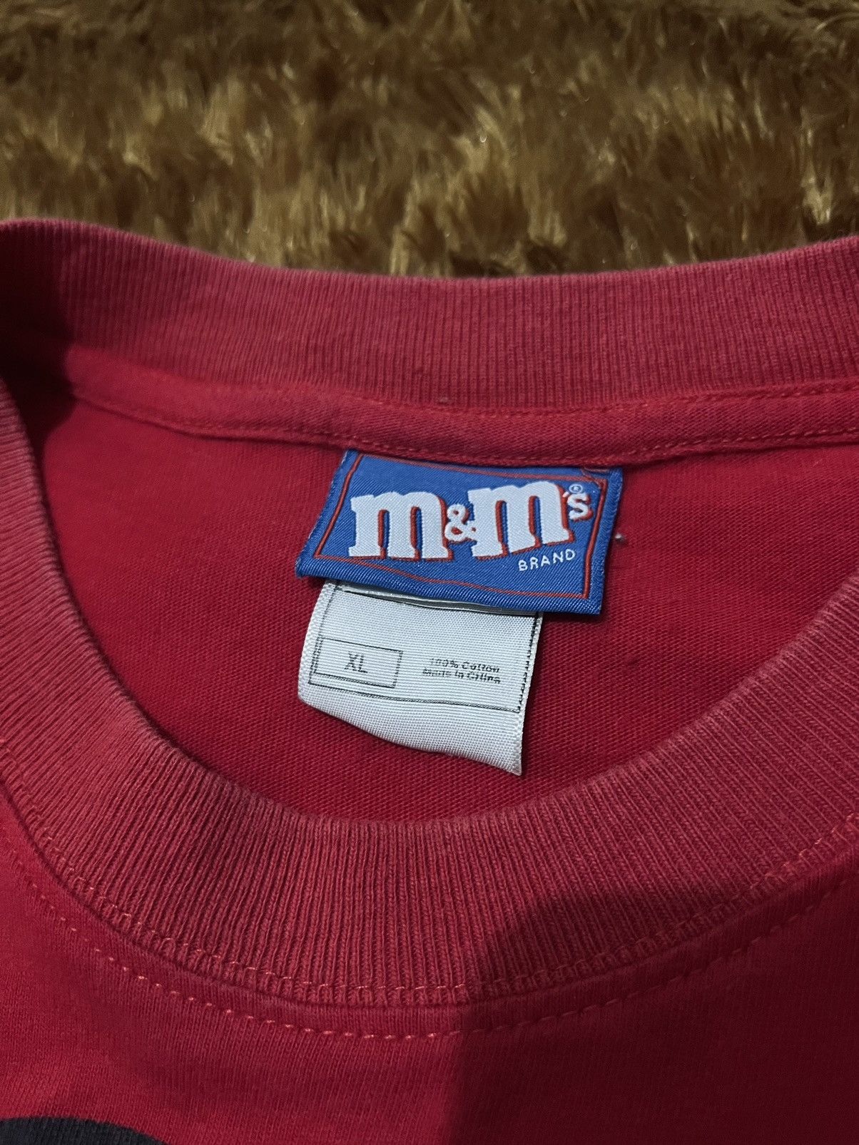 Vintage Vintage Y2K Essential Red M&M’s Chocolate Candy T-Shirt Size US XL / EU 56 / 4 - 4 Thumbnail